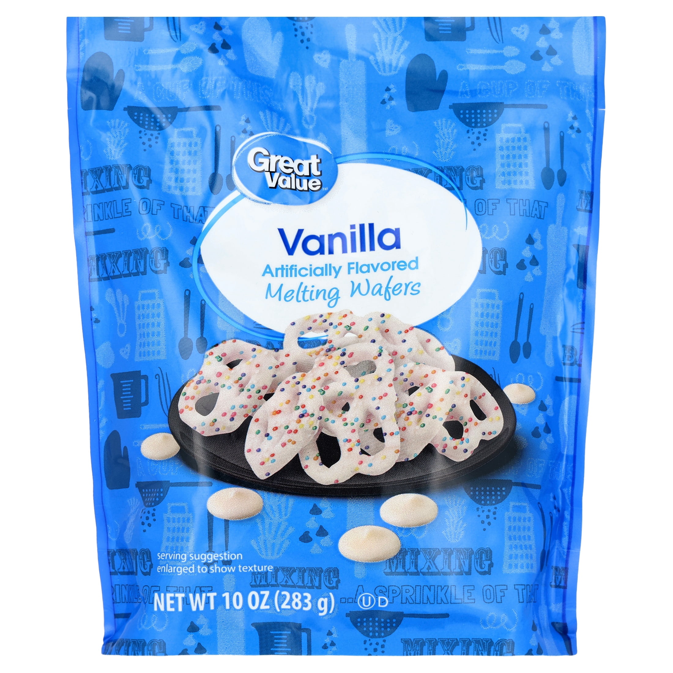 Great Value Vanilla Flavored Melting Wafers for Dipping