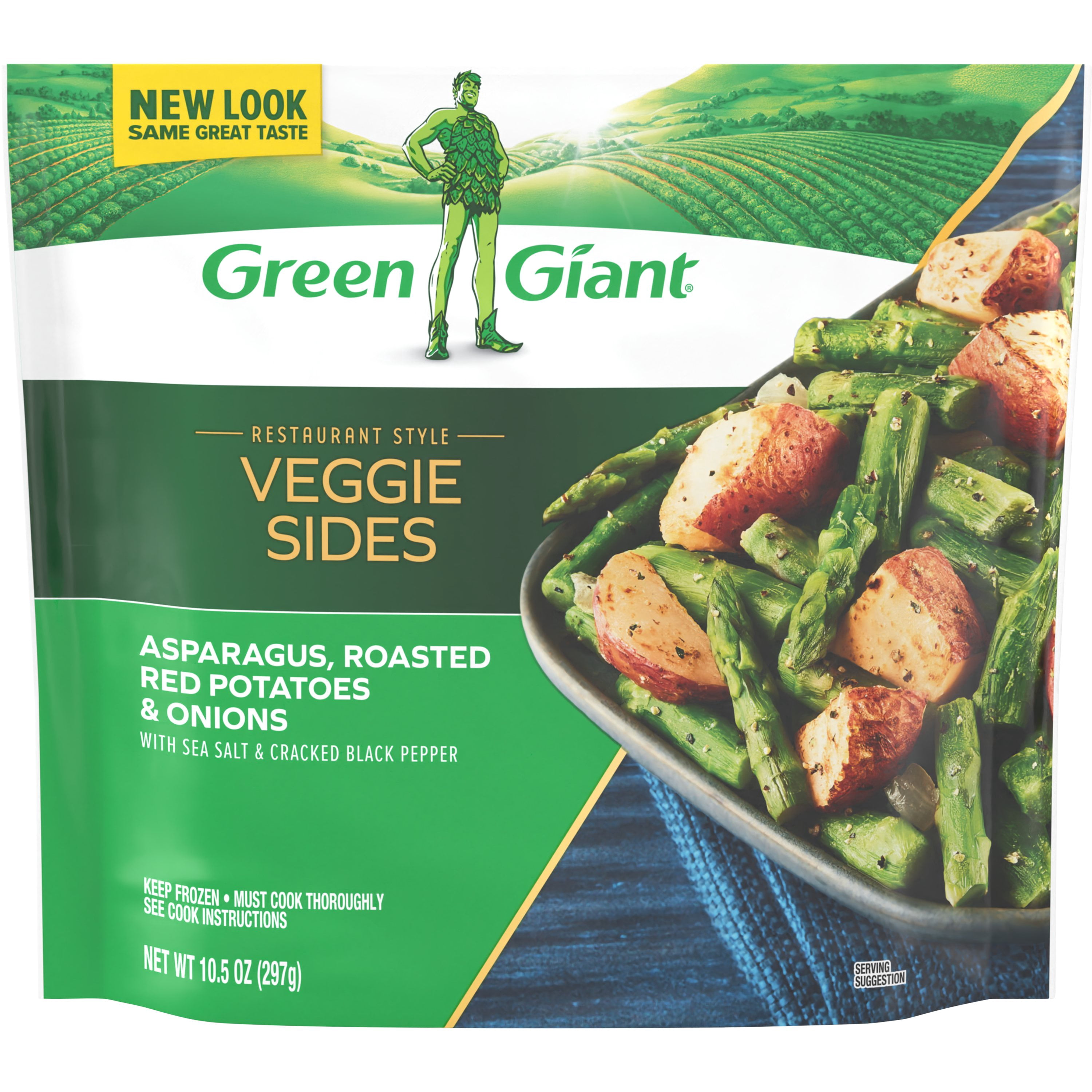Green Giant Restaurant Style Asparagus Red Potato Onion, 10.5 oz (Frozen)