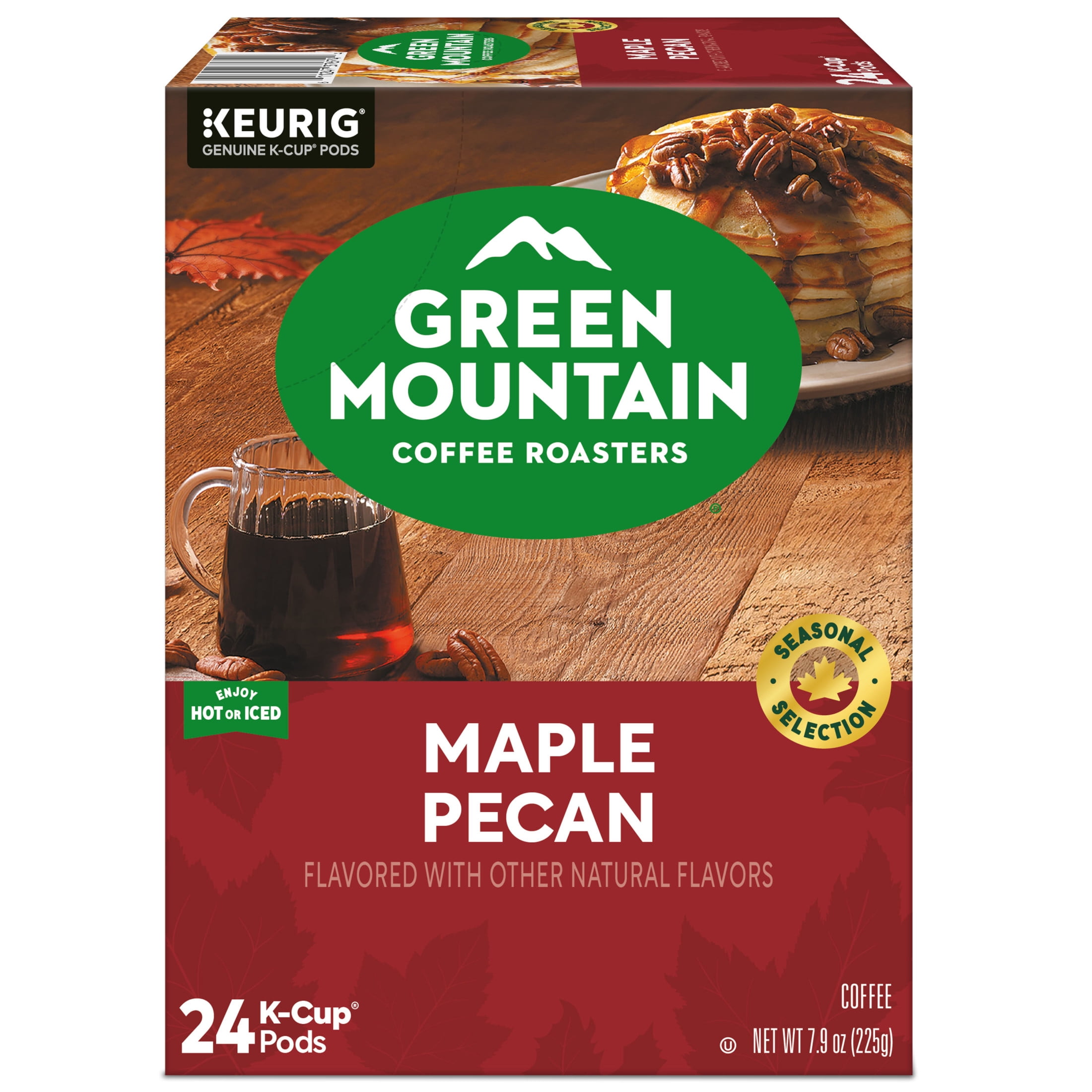 Green Mountain Coffee Roasters, Maple Pecan Light Roast K-Cup Coffee Pods, 24 Count