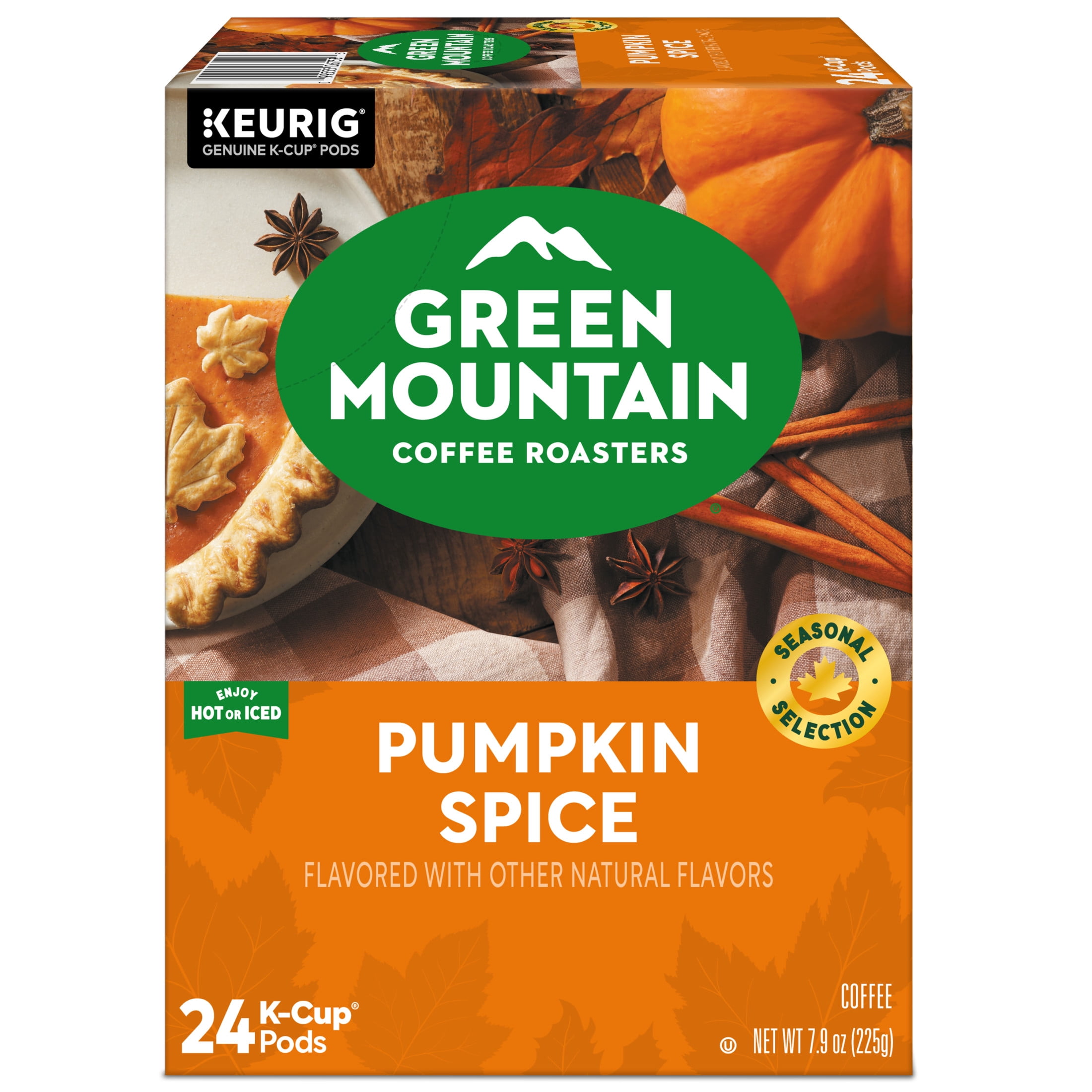 Green Mountain Coffee Roasters, Pumpkin Spice Light Roast K-Cup Coffee Pods, 24 Count