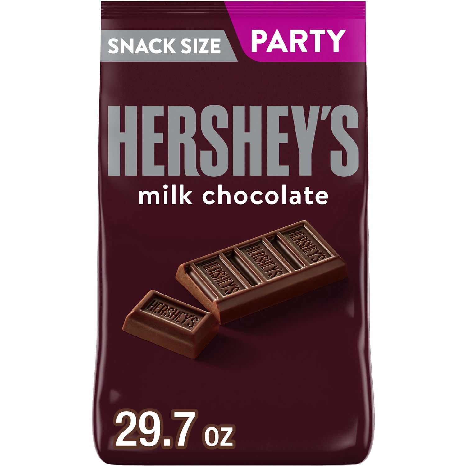 Hershey's Chocolate Candy Bars & Miniatures, Party Pack, 29.7 oz