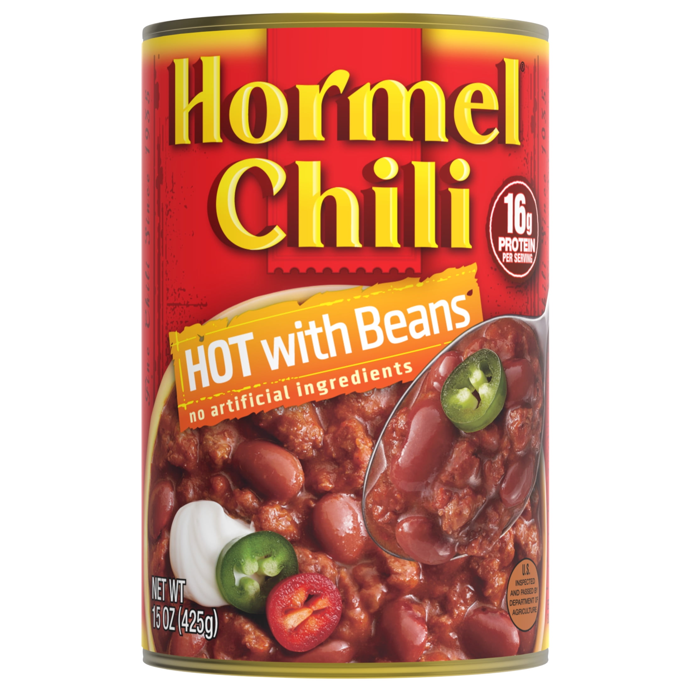 HORMEL Hot W/Beans Chili 15 OZ CAN