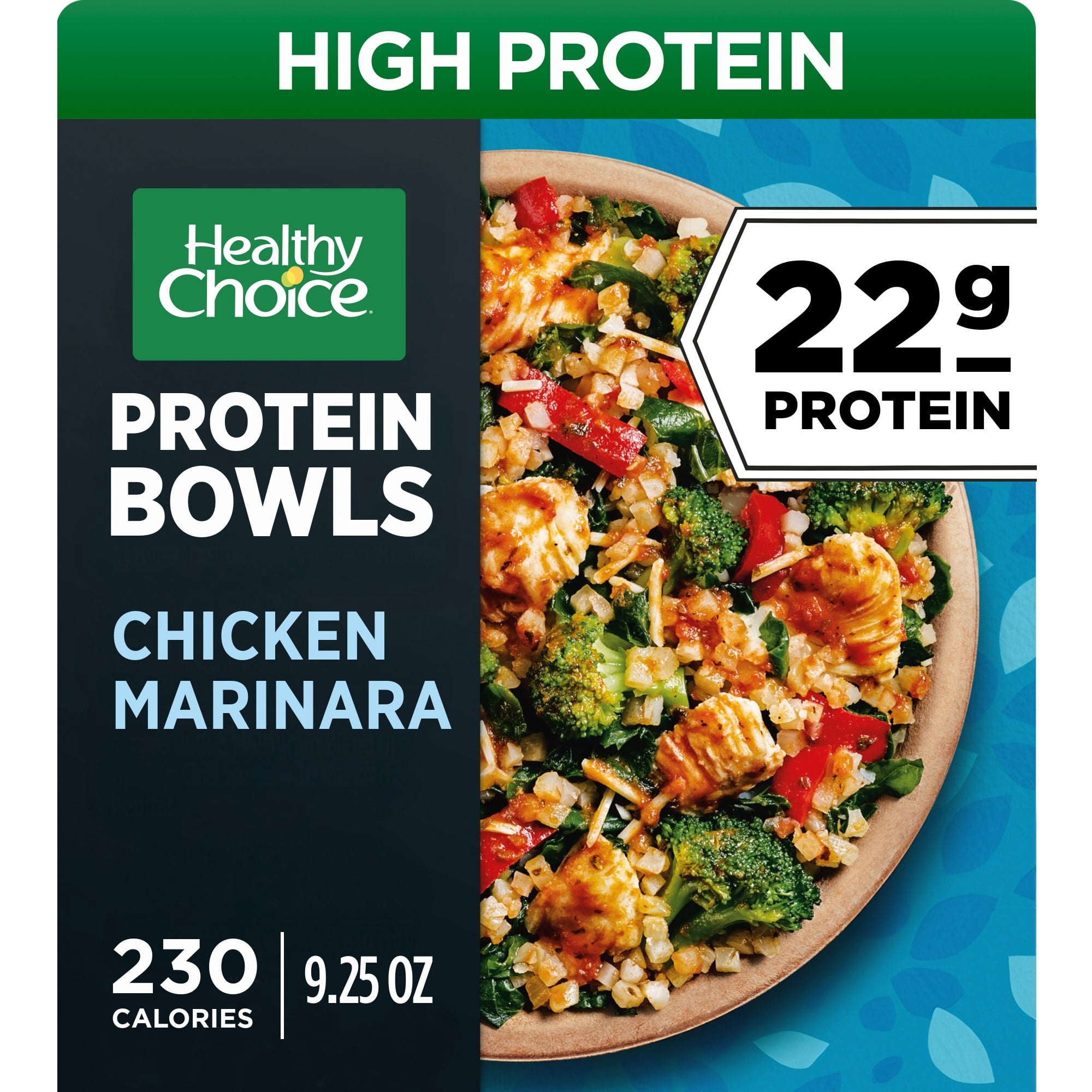 Healthy Choice Protein Bowls Chicken Marinara, 17g Protein, High Protein Frozen Meal, 9.25 oz. Bowl