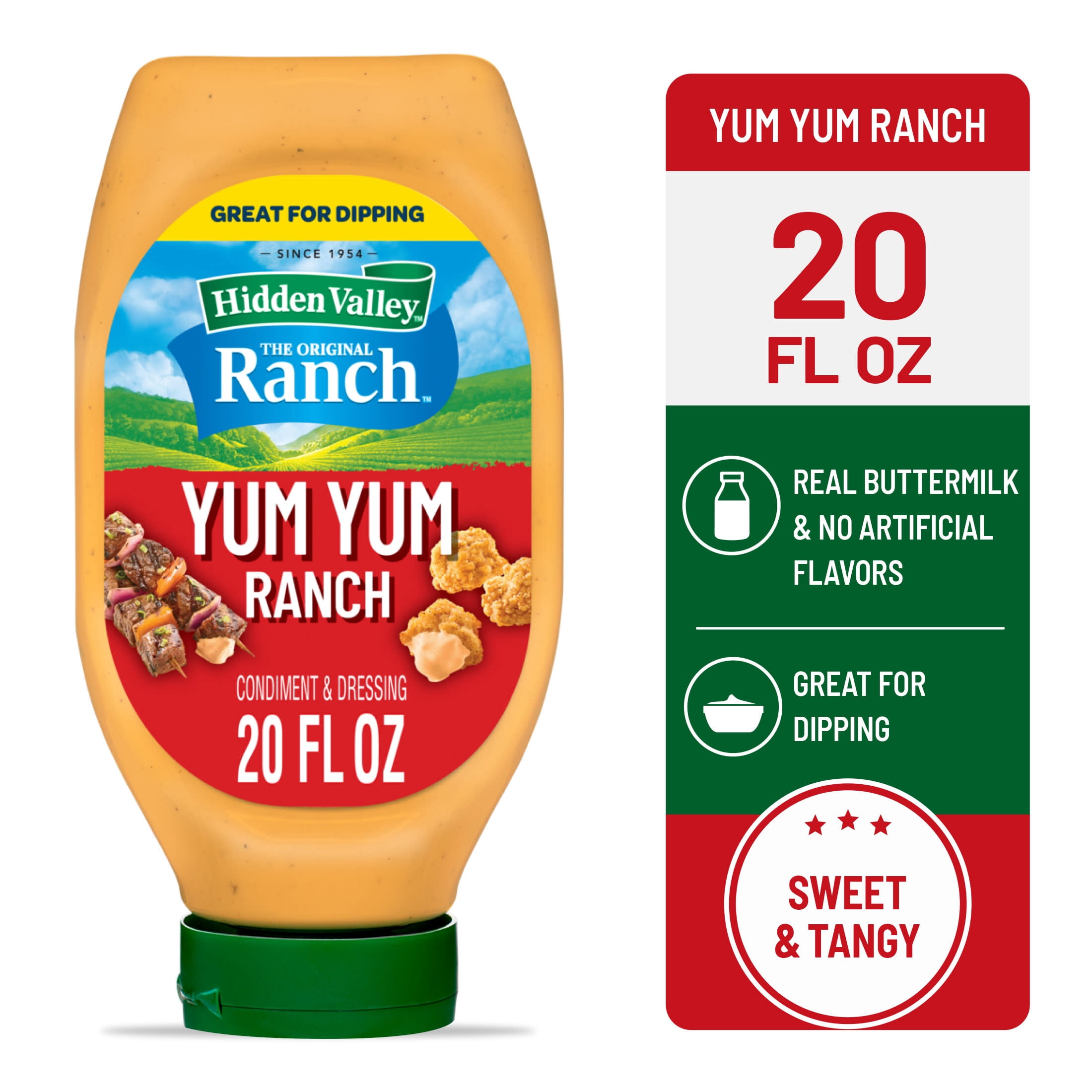 Hidden Valley Yum Yum Ranch Condiment and Dressing, 20 fl oz