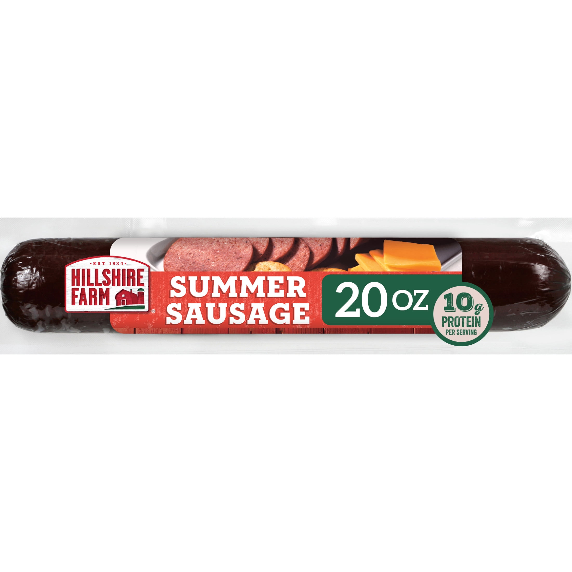 Hillshire Farm Hardwood Smoked Summer Sausage, 20 oz, (Refrigerated)