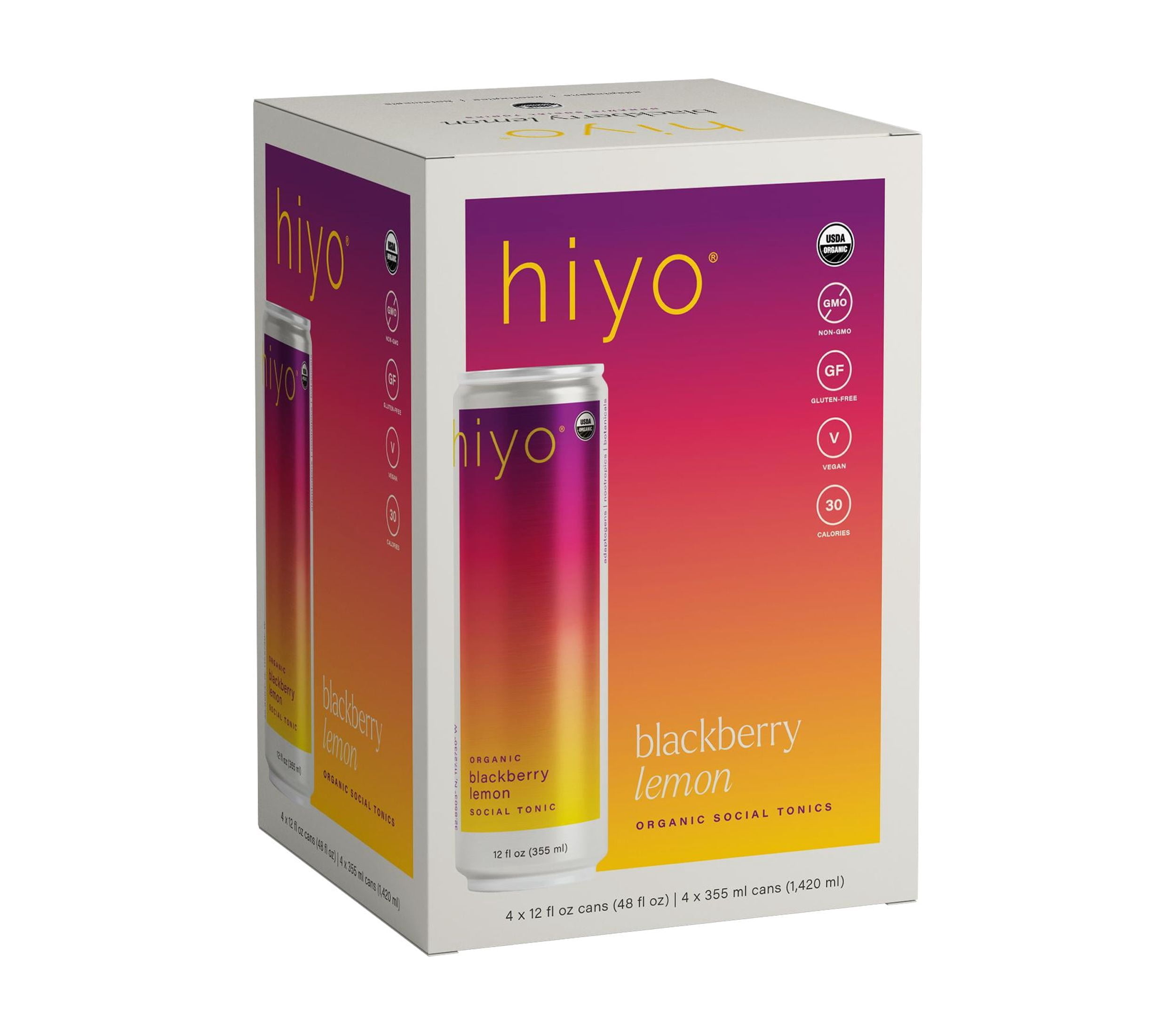 Hiyo - Blackberry Lemon 4pk