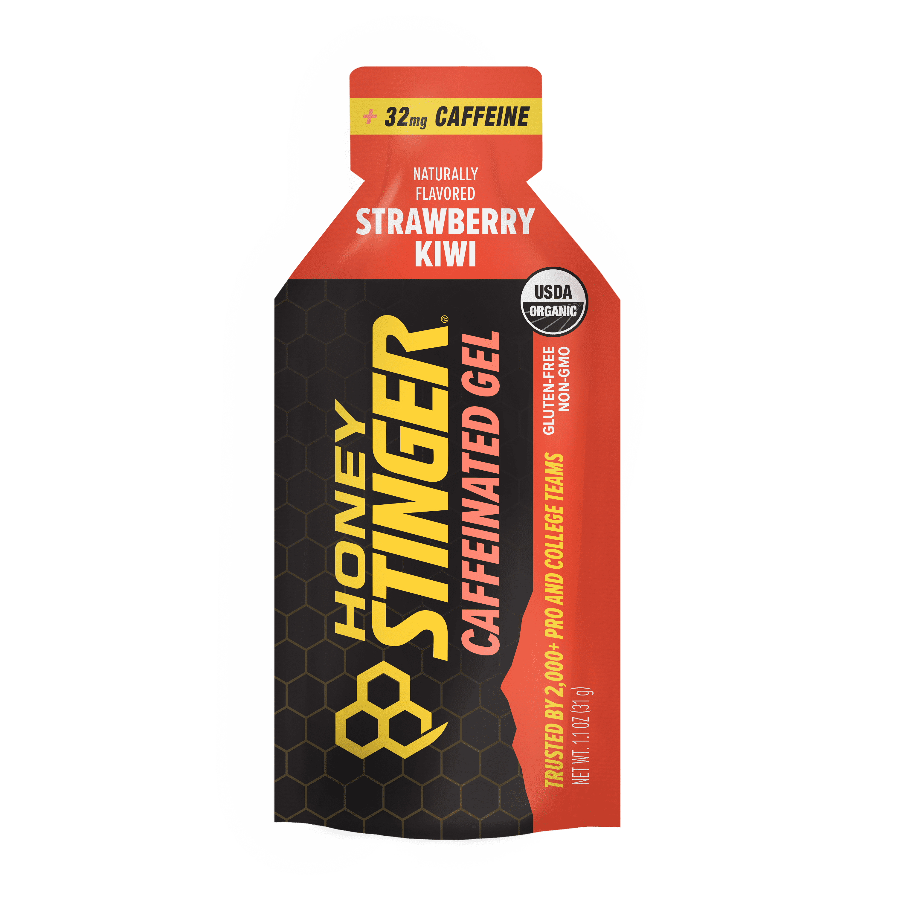 Honey Stinger SS Strawberry Kiwi Caff Gel