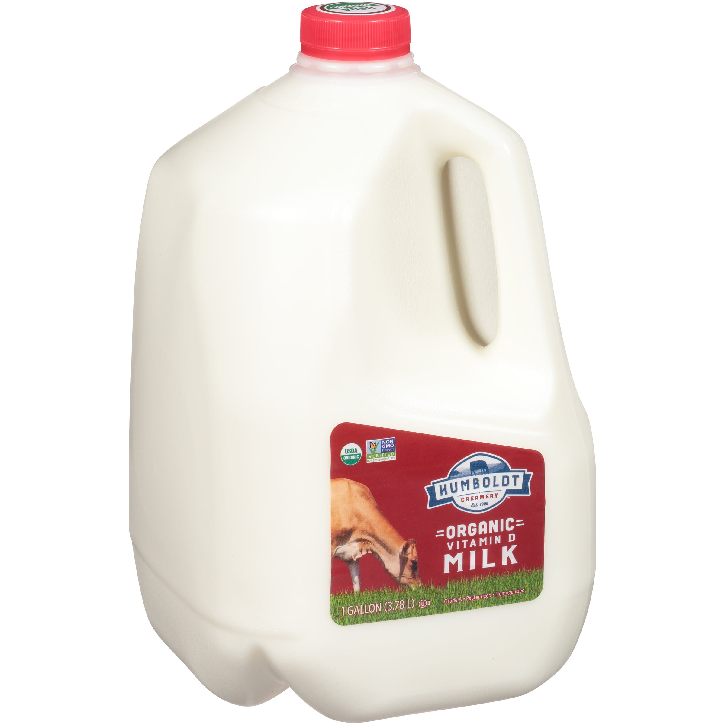 Humboldt Creamery Organic Fresh Creamy Vitamin D Milk 1 Gallon Jug 128 fl oz
