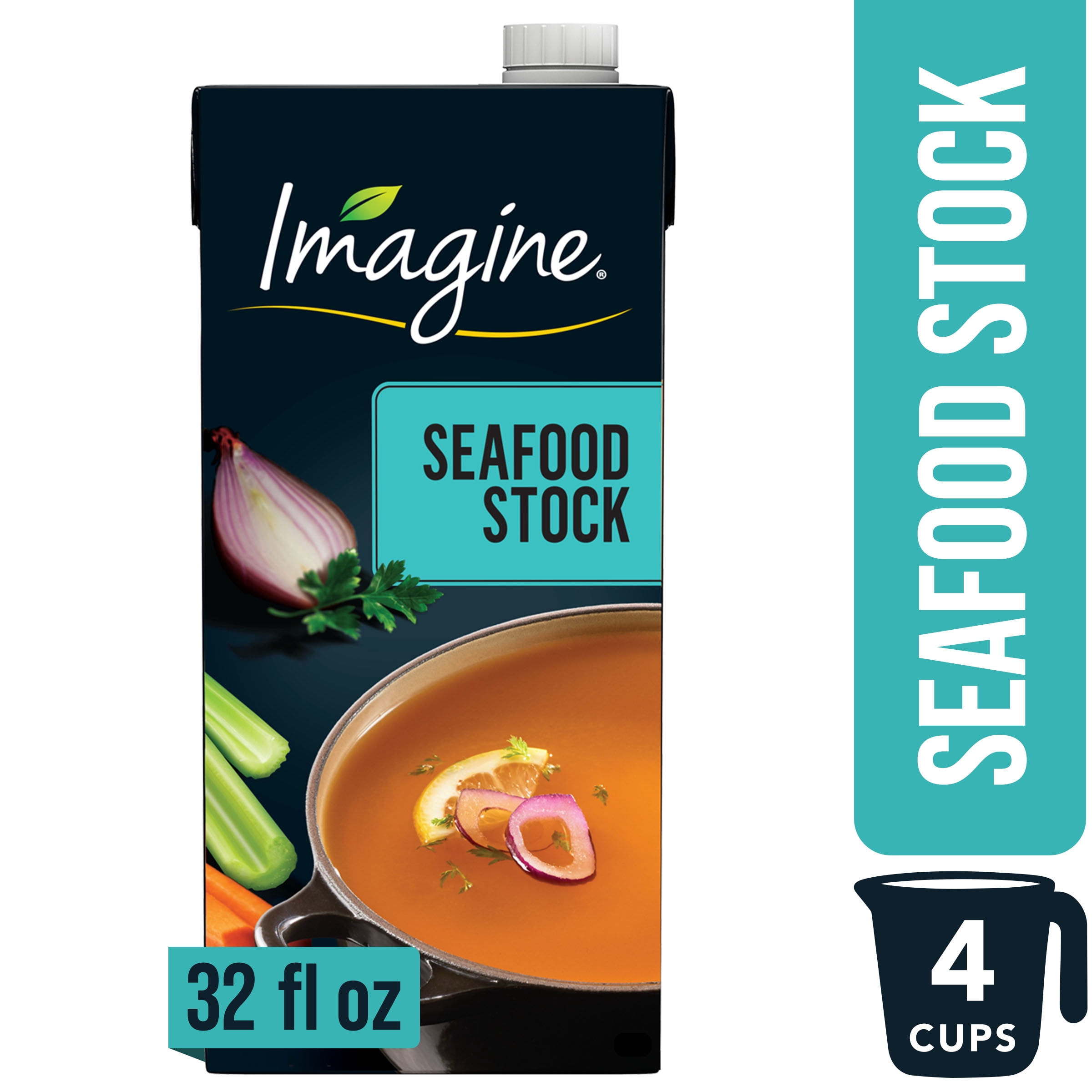 Imagine Seafood Stock, 32 fl oz Carton