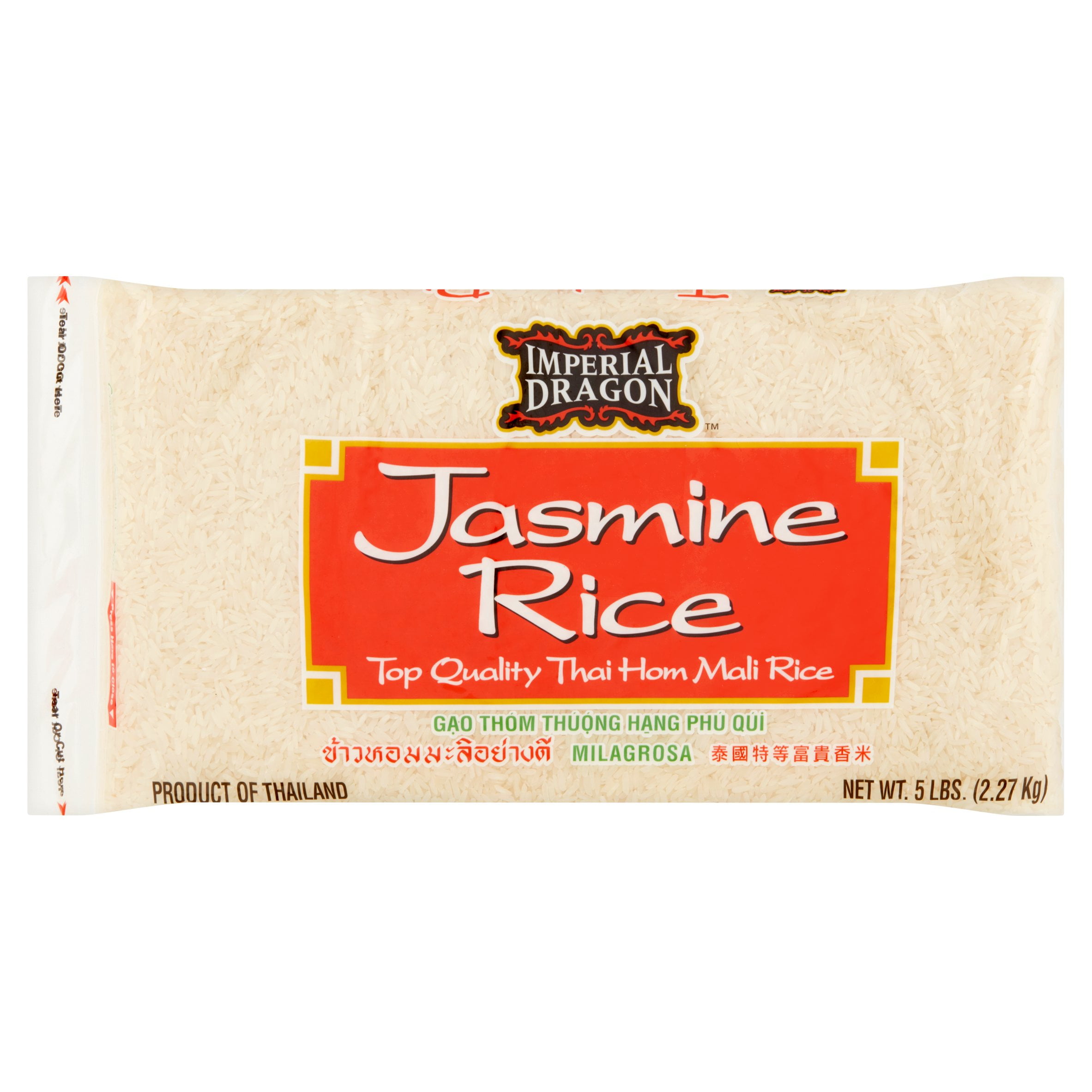 Imperial Dragon Thai Hom Mali Jasmine Rice, 5 lb, non-GMO