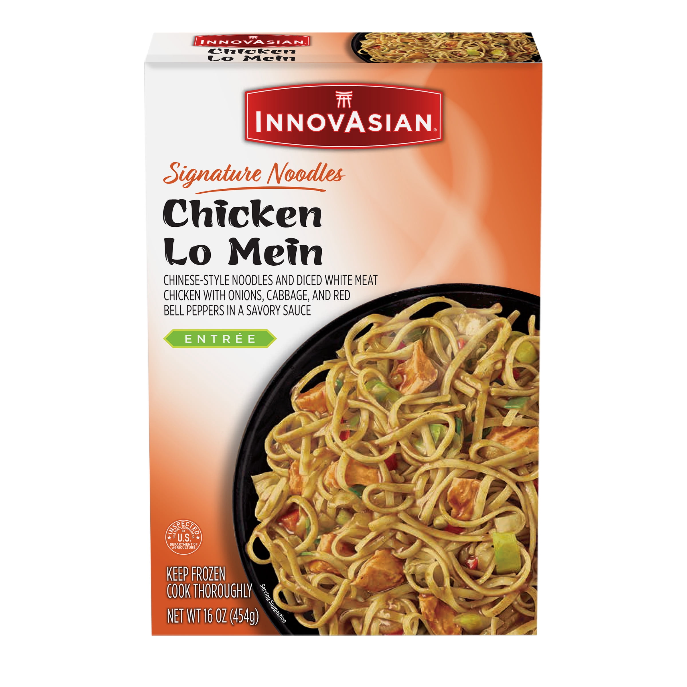 InnovAsian Chicken Lo Mein, 16 oz (Frozen Meal)