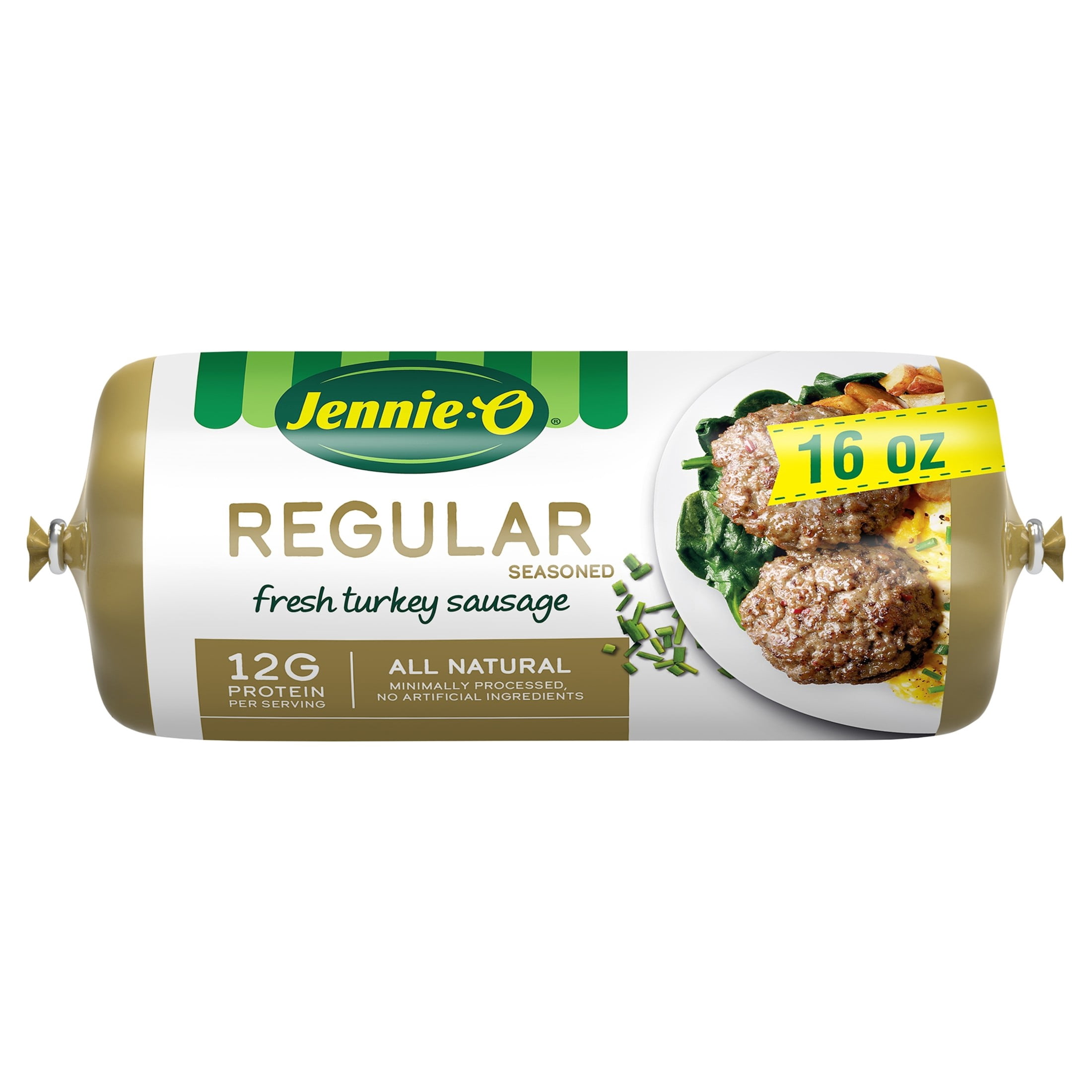 JENNIE-O Fresh Lean Ground Turkey Sausage, All-Natural, No Artificial Ingredients, Refrigerated, 1 lb