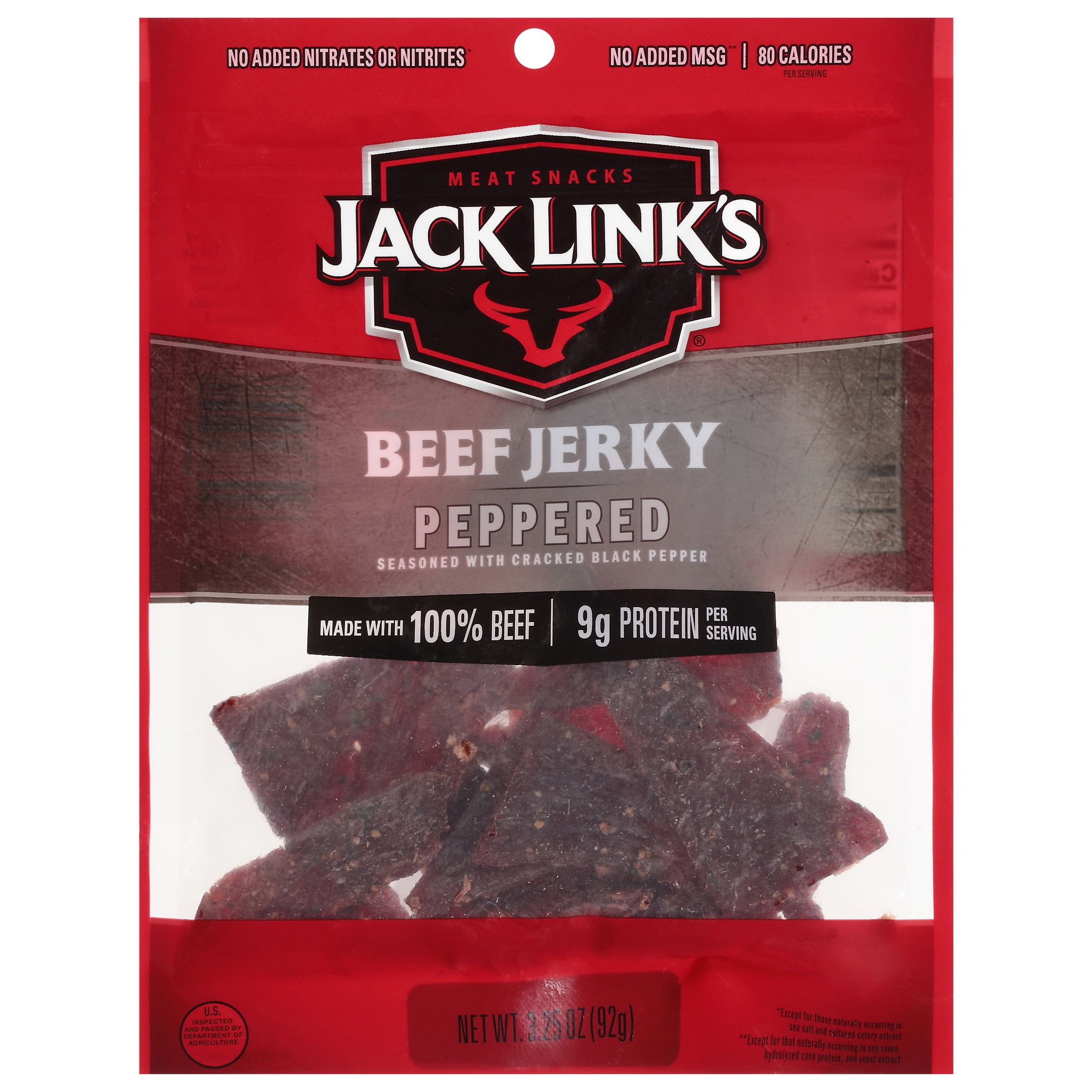3.25oz Jack Link's Peppered Beef Jerky 1 / 1 Count