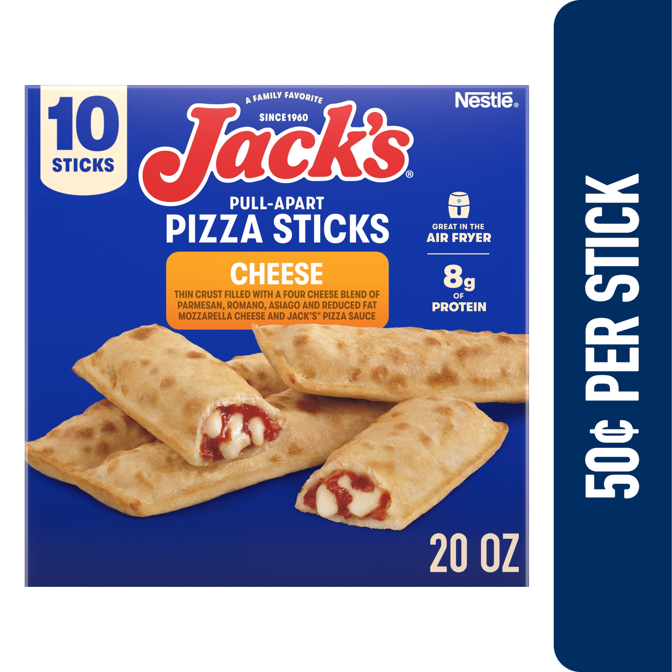 Jack's Frozen Cheese Pizza Stick Snacks, 20 oz