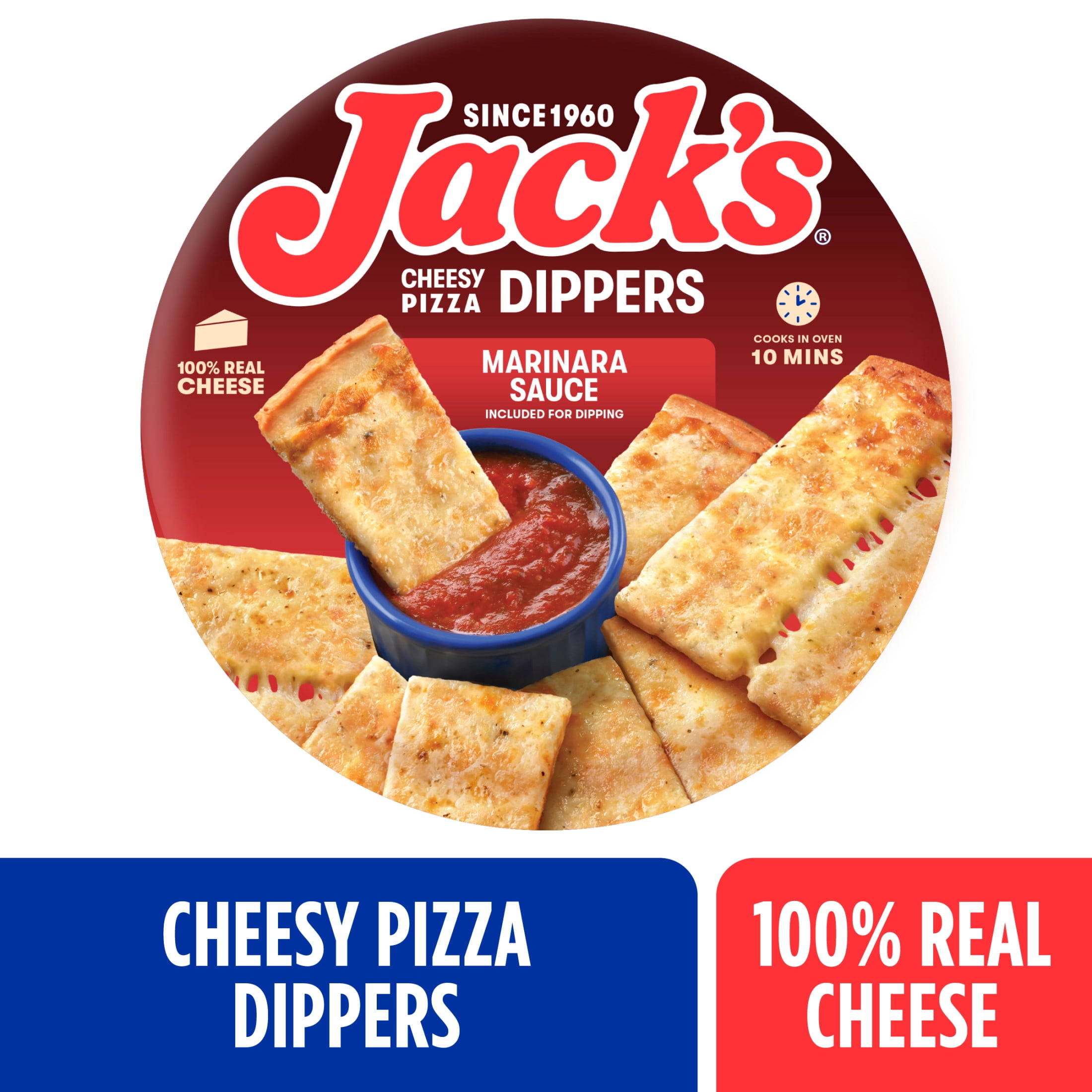 Jack's Frozen Pizza Cheesy Pizza Dippers, 17.9 oz