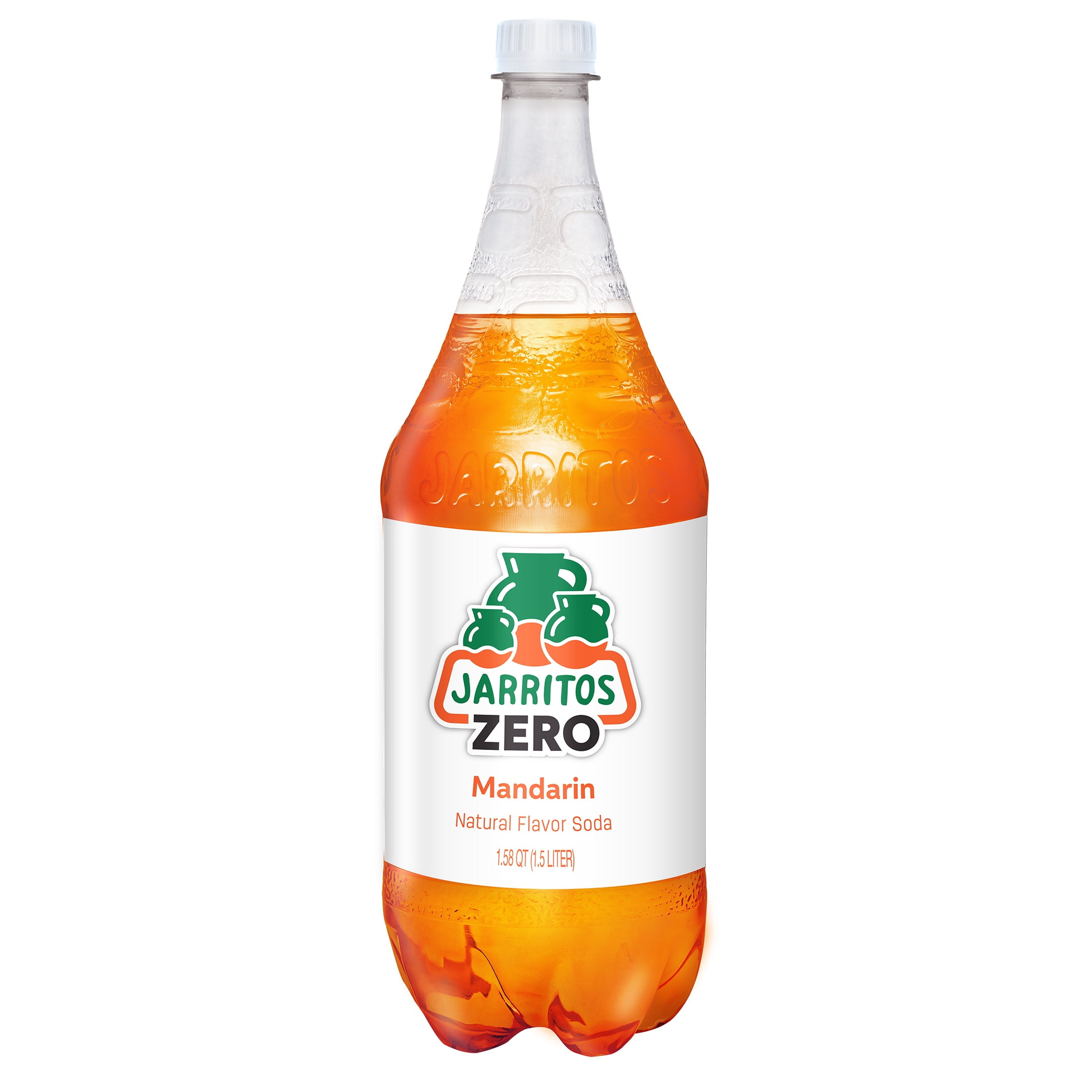 Jarritos Mandarin Zero Soda, 1.5L Bottle