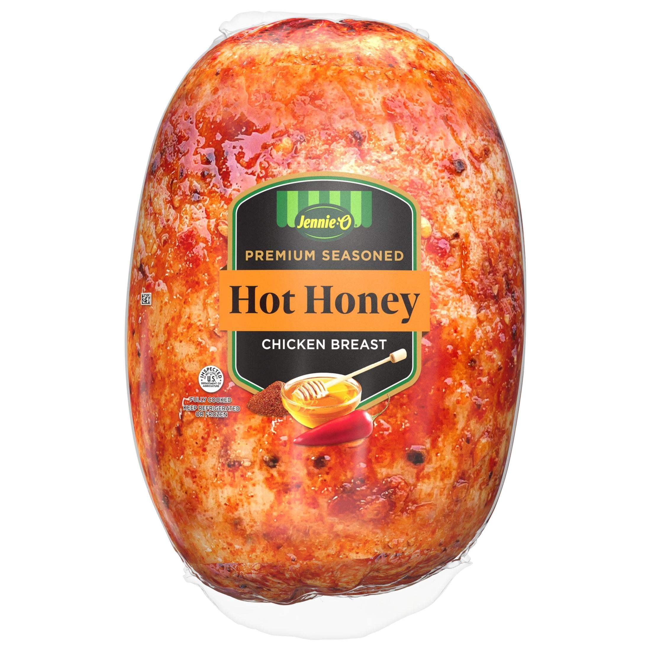JENNIE-O Premium Hot Honey Chicken Breast, Deli Sliced, Refrigerated, 2 oz Serving, Plastic Bag