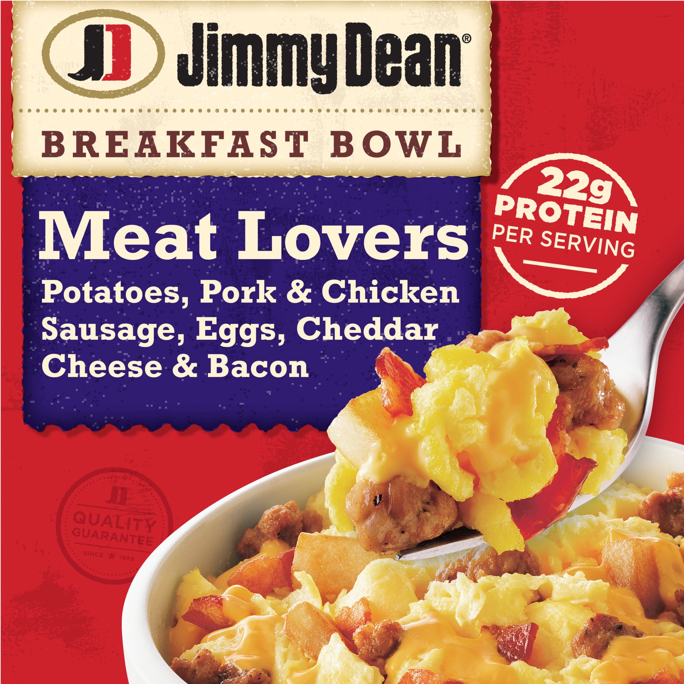 Jimmy Dean Frozen Breakfast Bowl, Meat Lovers 7 oz