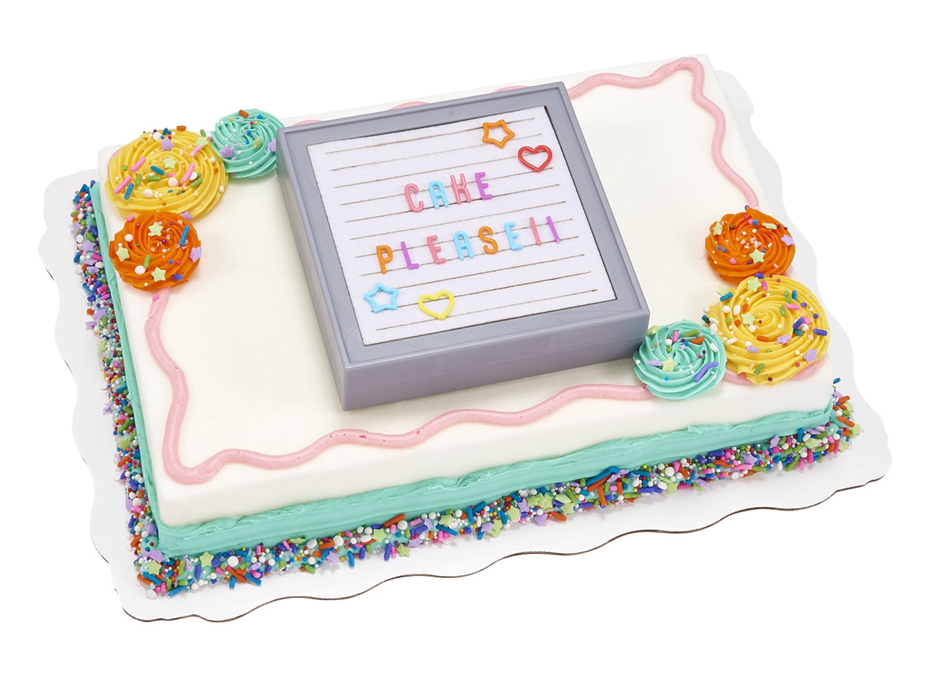 Joyful Expressions Sheet Cake