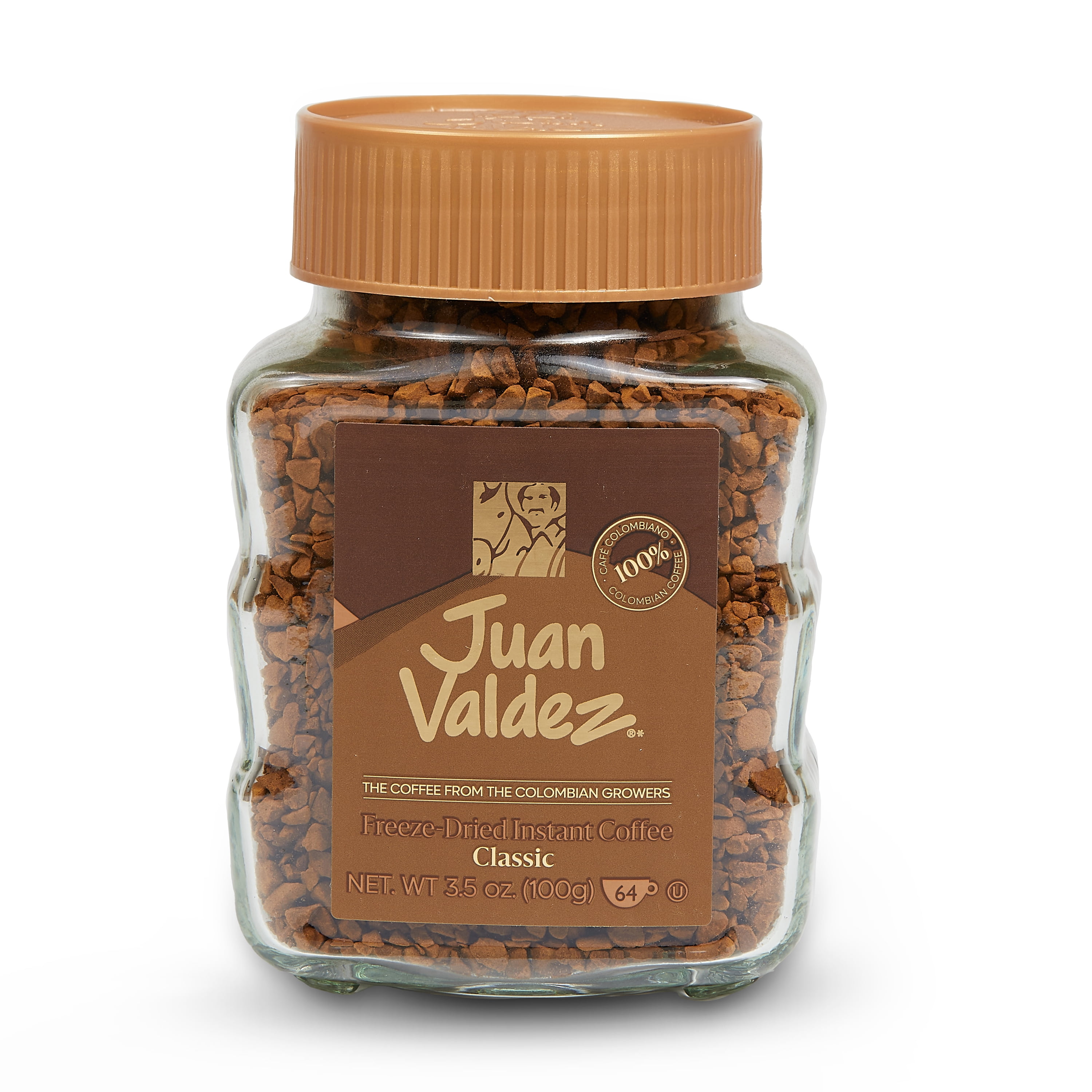 Juan Valdez Classic Freeze-Dried Instant Coffee Premium Colombian, 3.52 oz