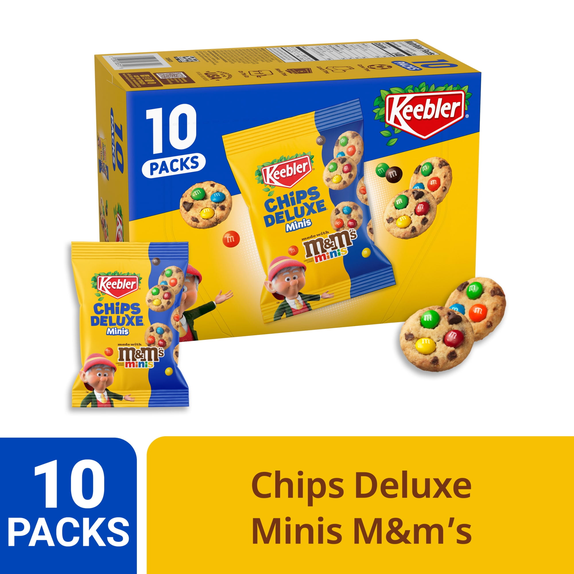 Keebler Chips Deluxe 1 oz Bag M&M'S Minis, 10 ct