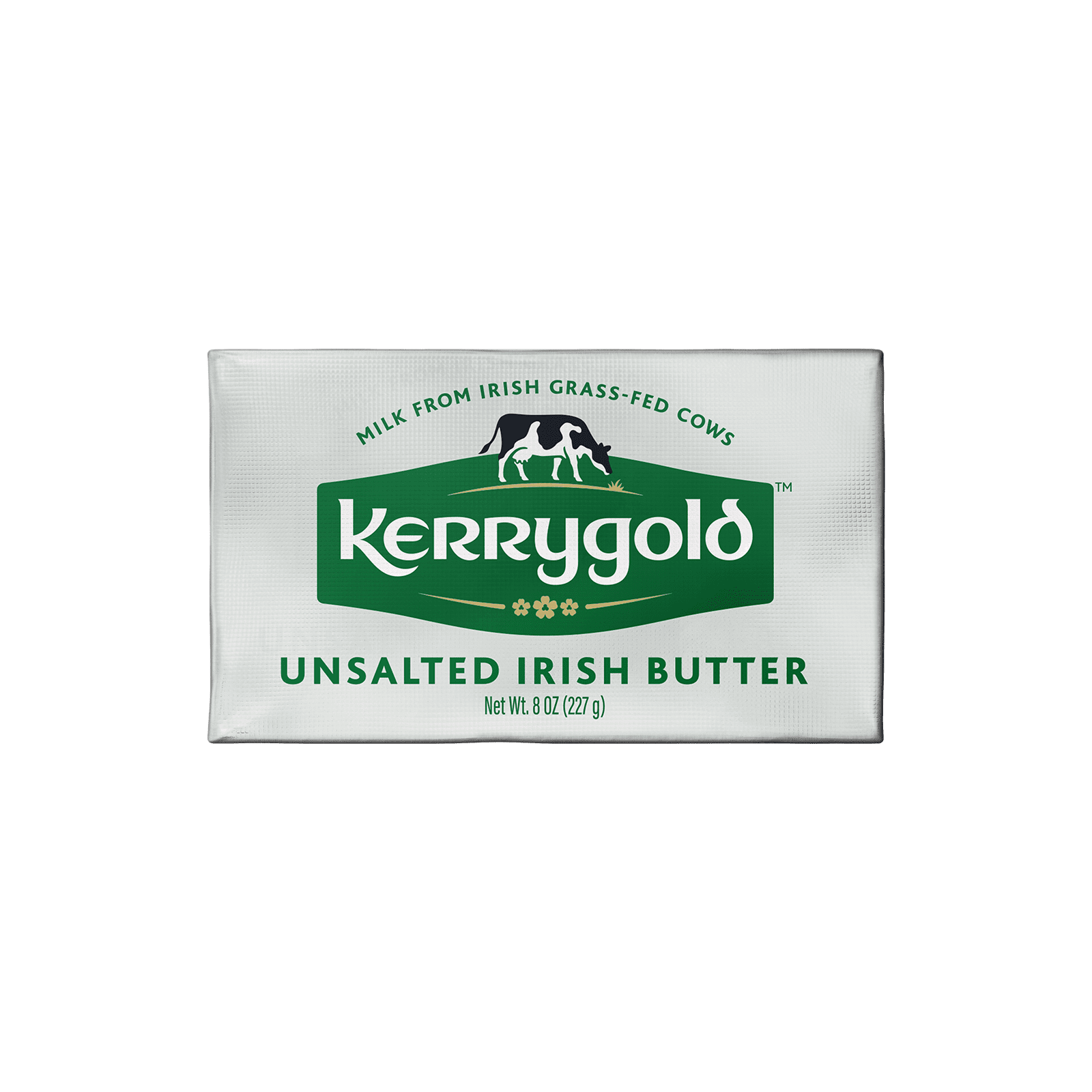 Kerrygold Grass-Fed Unsalted Pure Irish Butter Foil, 8 Oz.