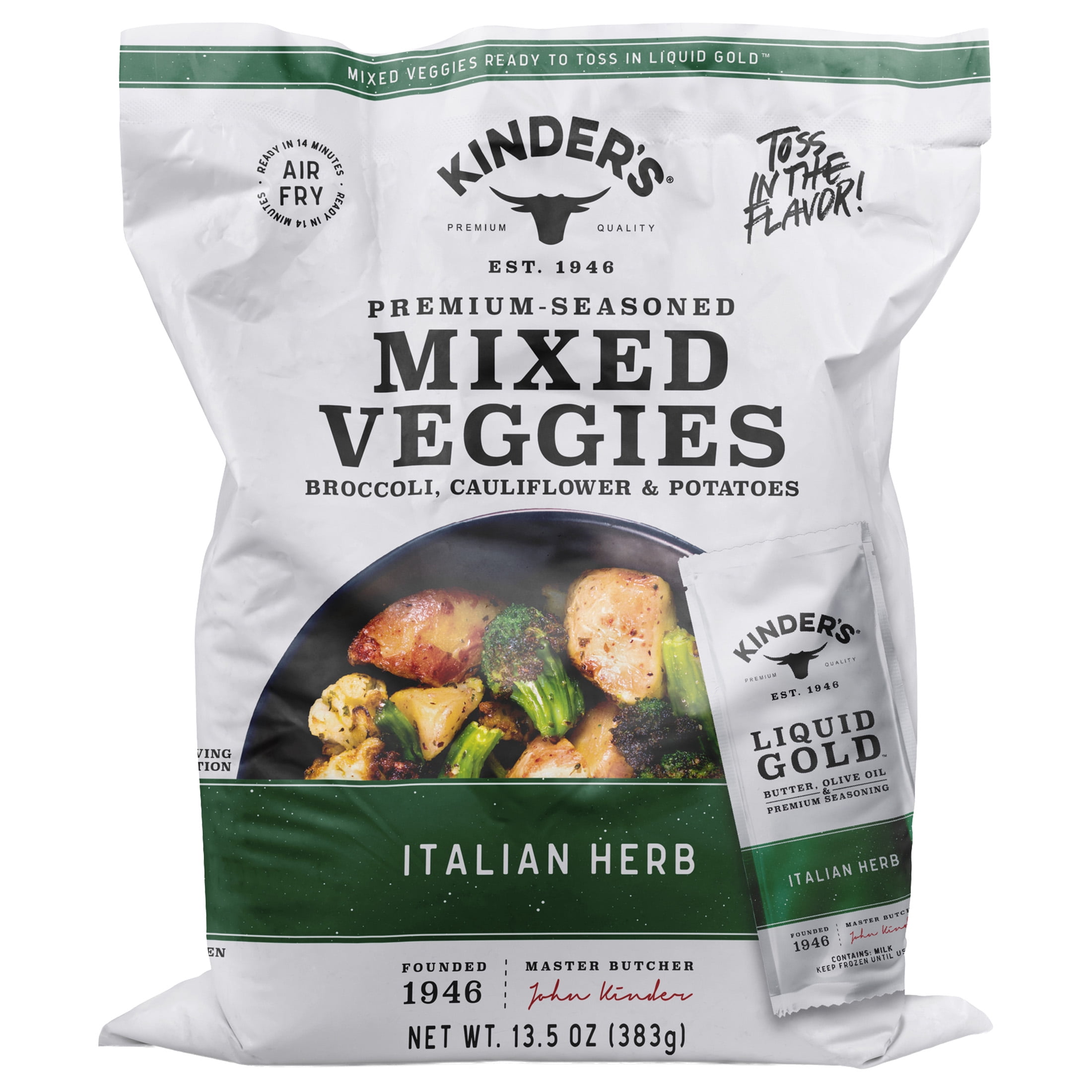 Kinder's Italian Herb Mixed Veggies, 13.5 oz (Frozen)