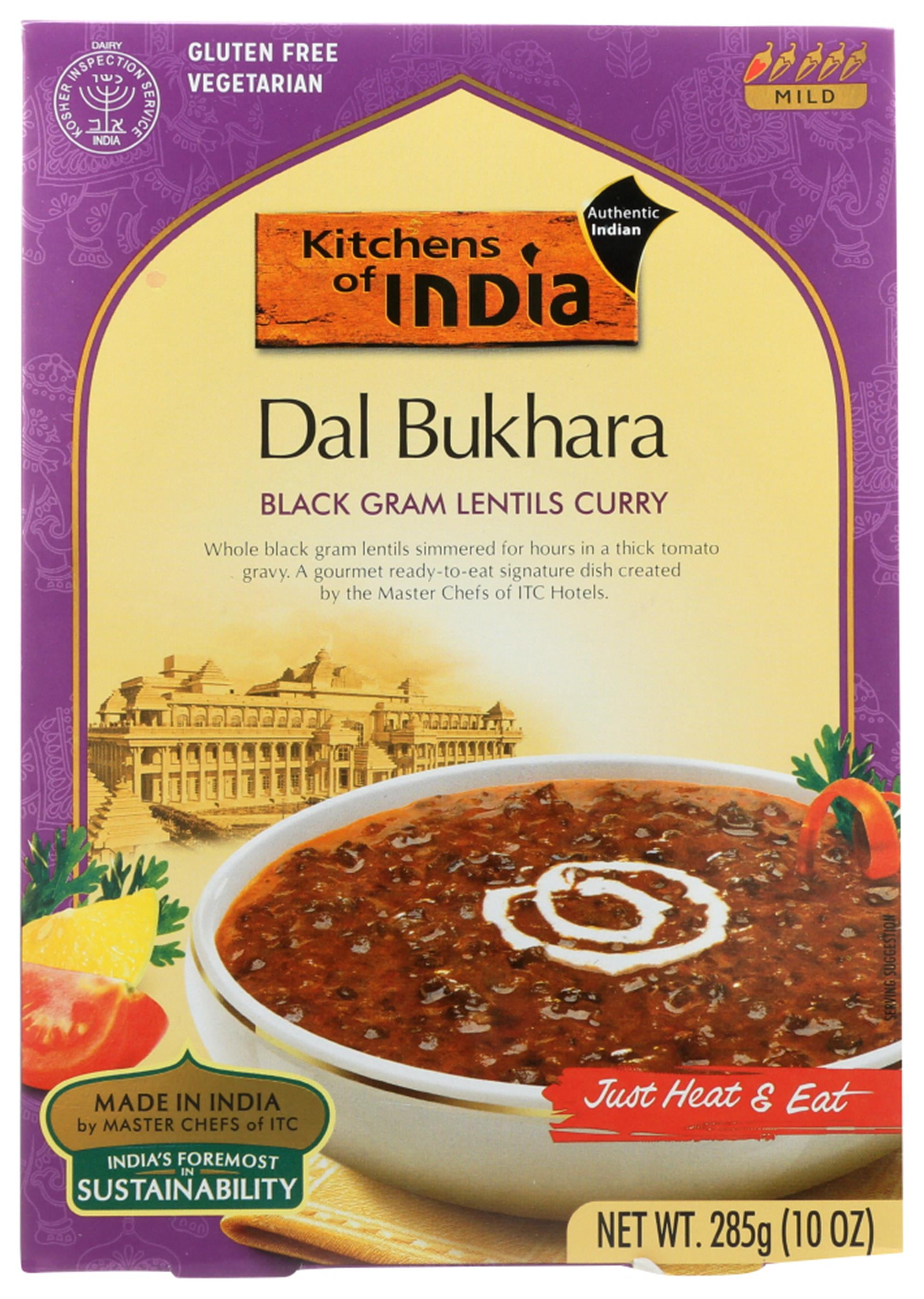 Kitchens of India Dal Bukhara Black Gram Lentils Curry, 10 Oz, Pack of 6