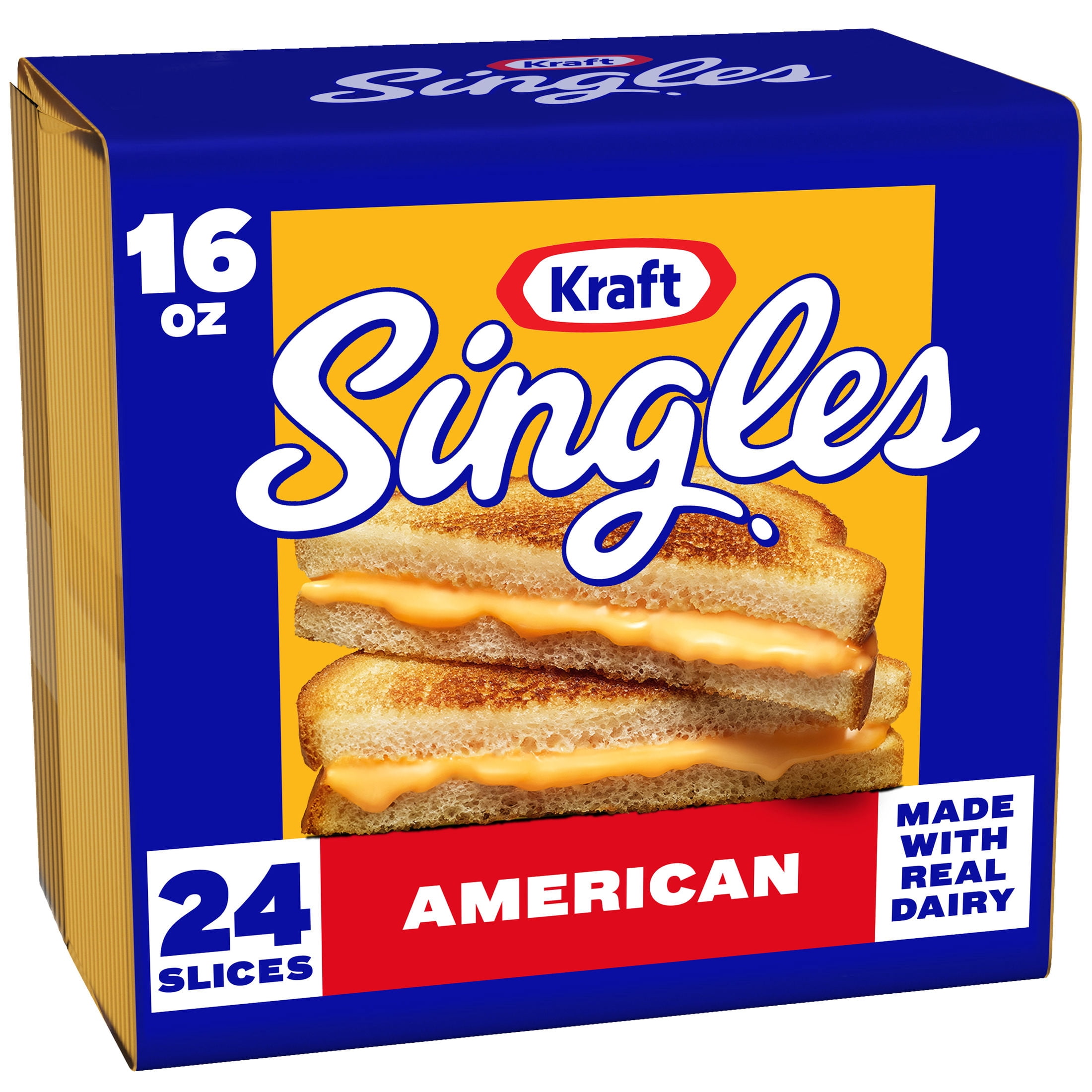Kraft Singles American Slices, 24 Count Pack
