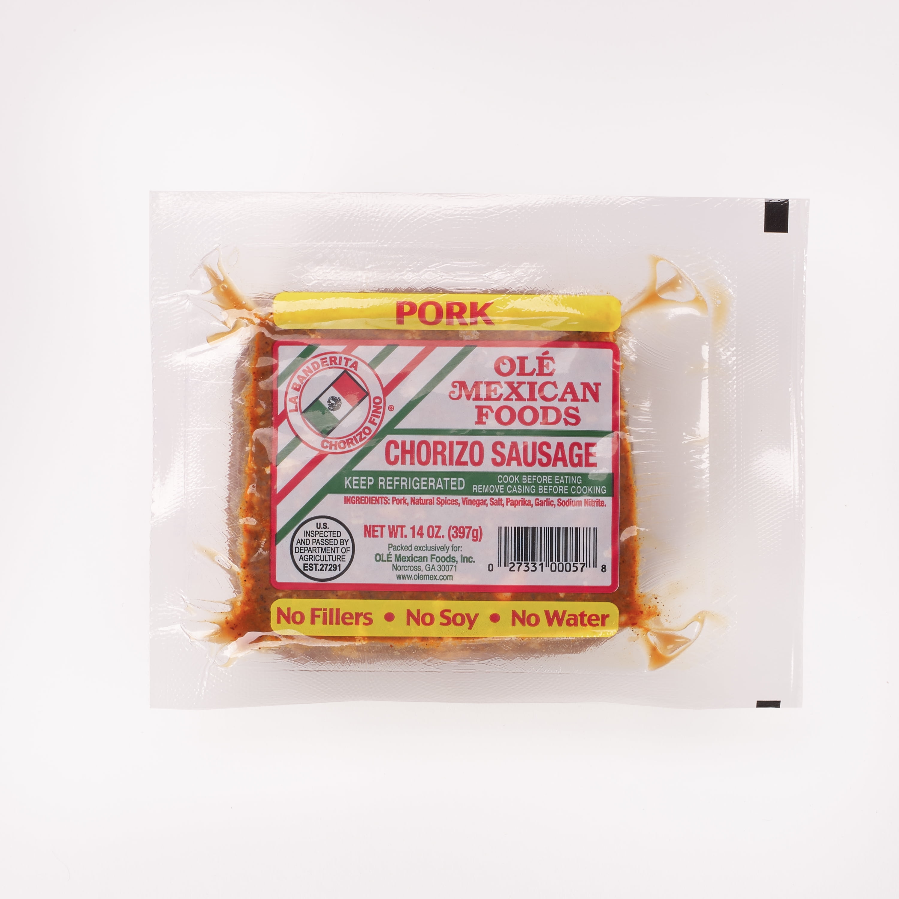 Ole Mexican Foods Chorizo Sausage, 14 oz (Refrigerated)