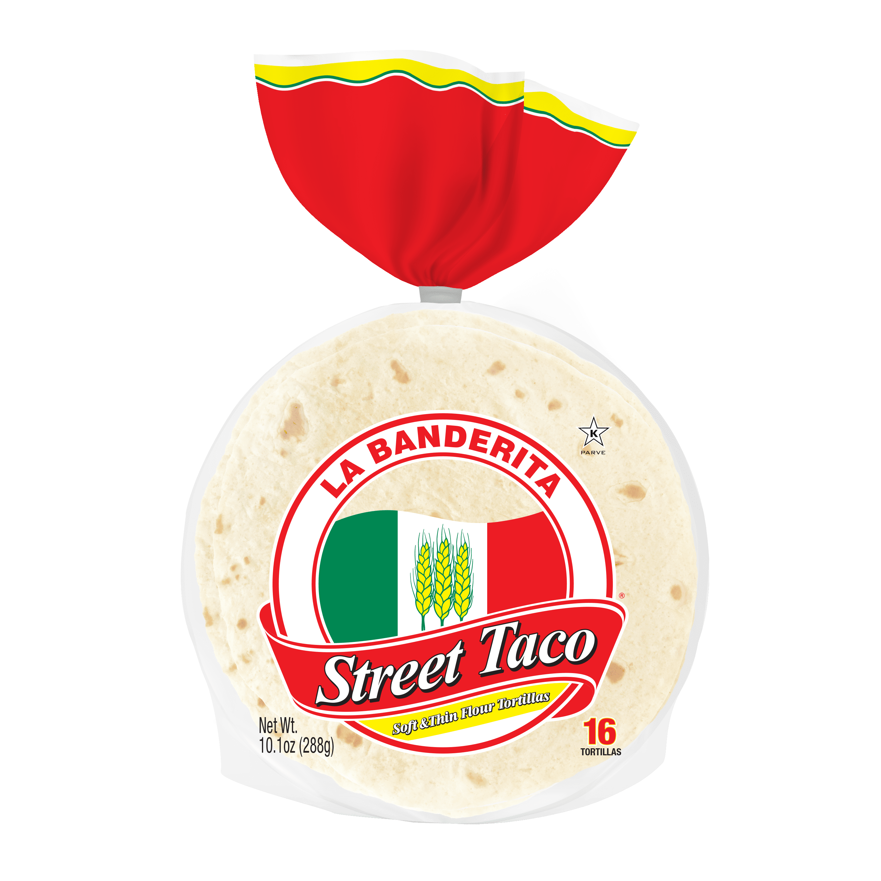 La Banderita Street Taco Thin Flour Tortillas, 10.1 oz, 16 Count