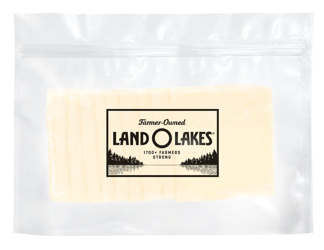 Land O Lakes White American Cheese, Sliced (Fresh, Plastic Bag)