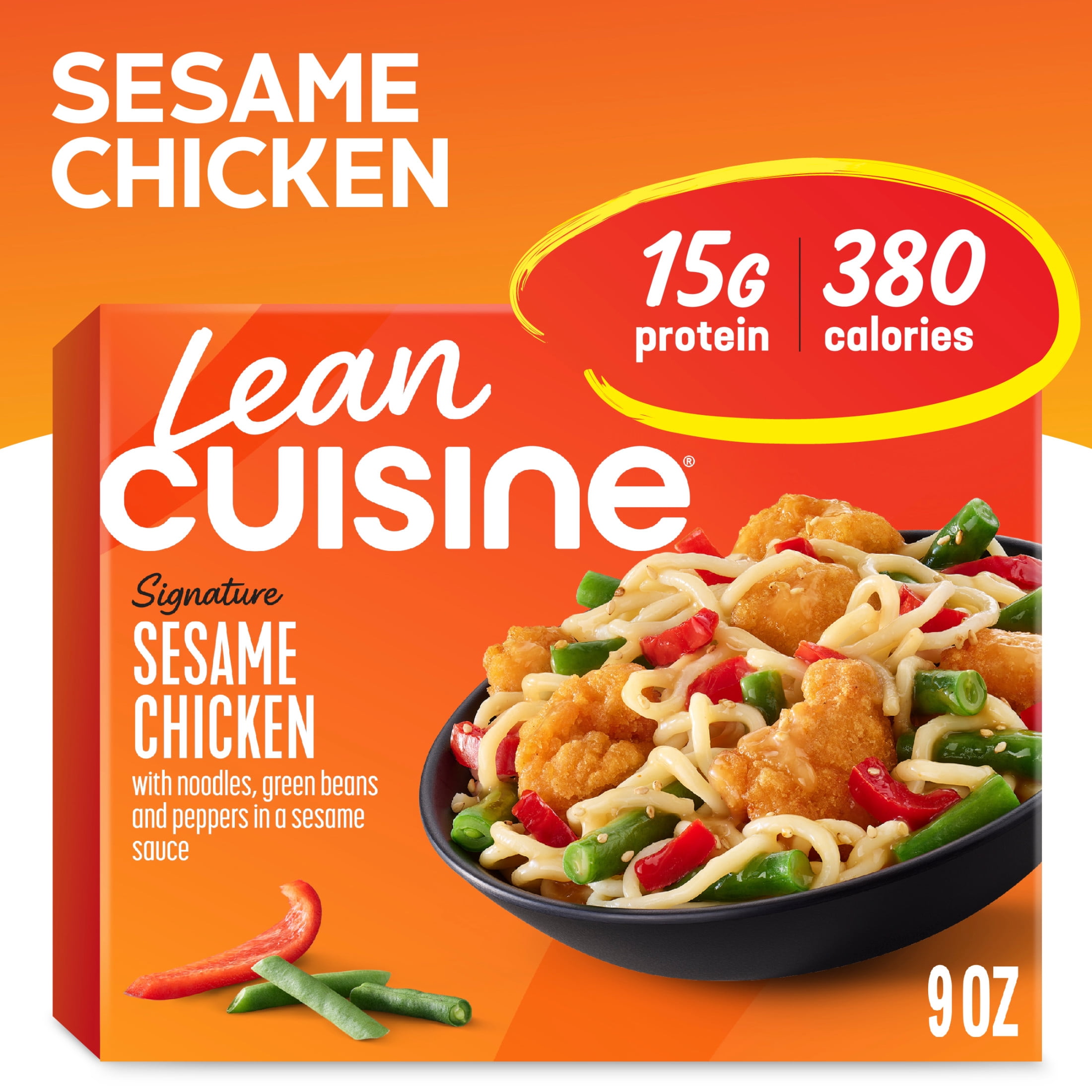Lean Cuisine Sesame Chicken, Frozen Meal, 9 oz