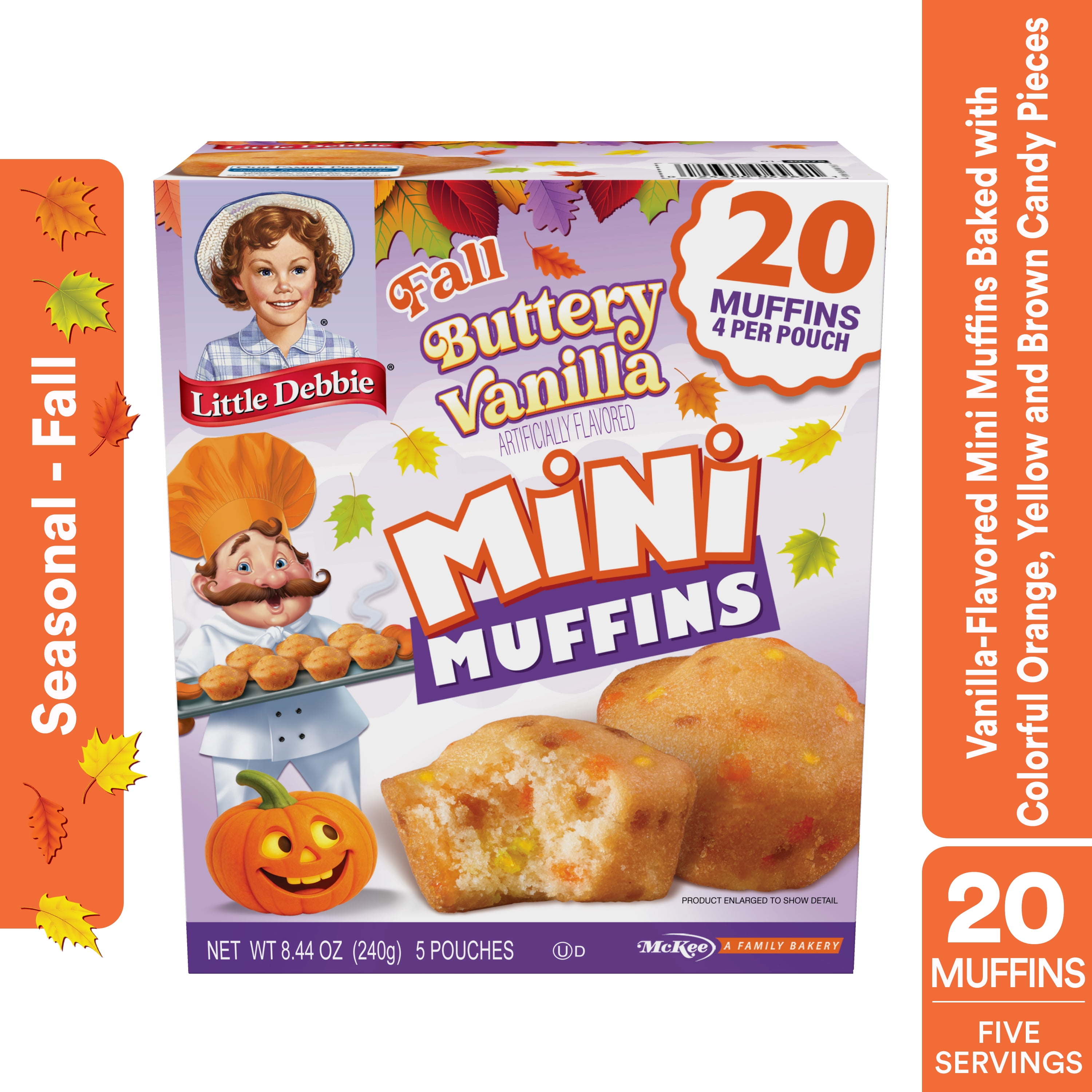 Little Debbie Family Pack Fall Mini Muffins (Buttery Vanilla)