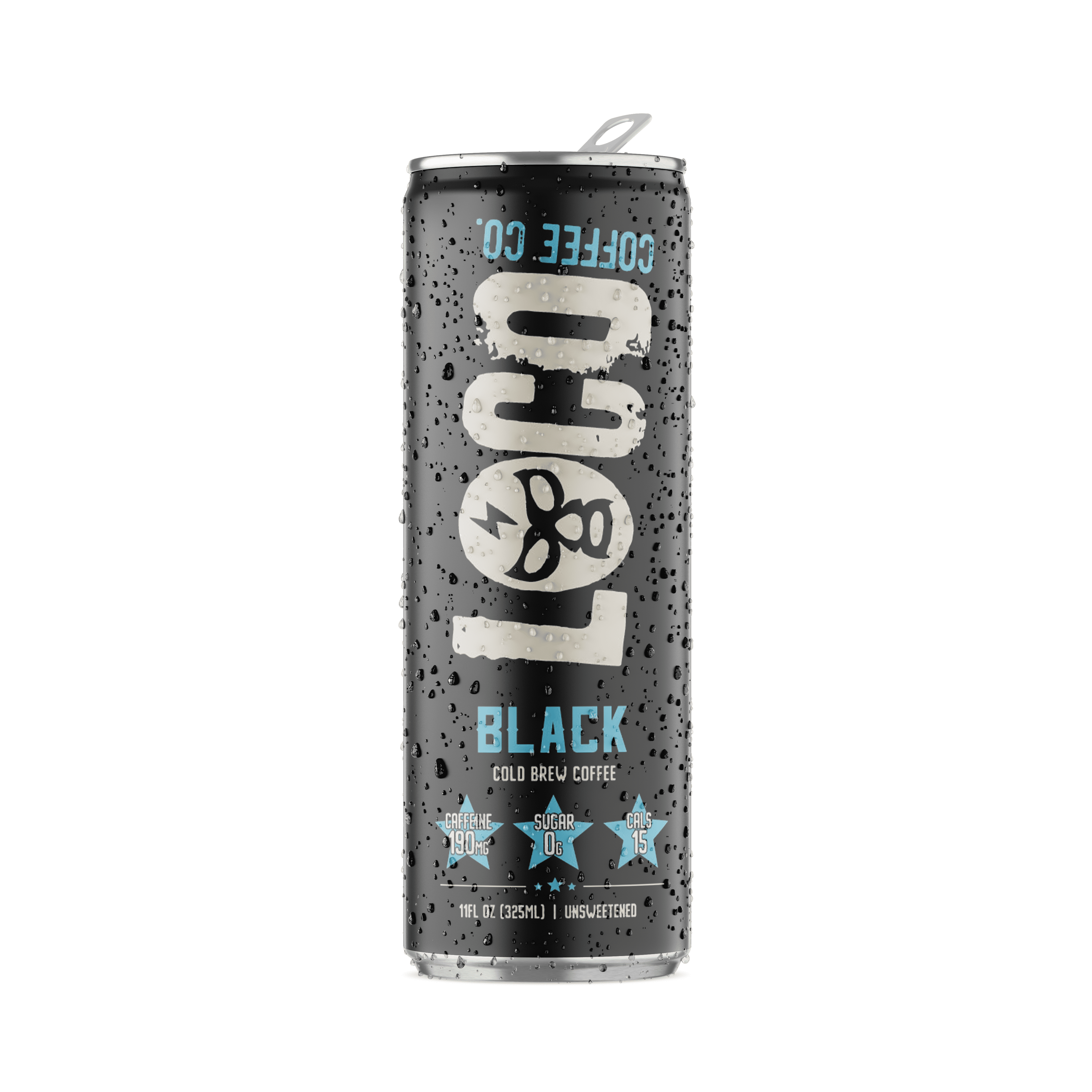 Loco Coffee Black Cold Brew 11 Ounce Can, 12 Count | Zero Sugar, 190mg Caffeine | Gluten Free and Dairy Free | Low Calorie Iced Coffee