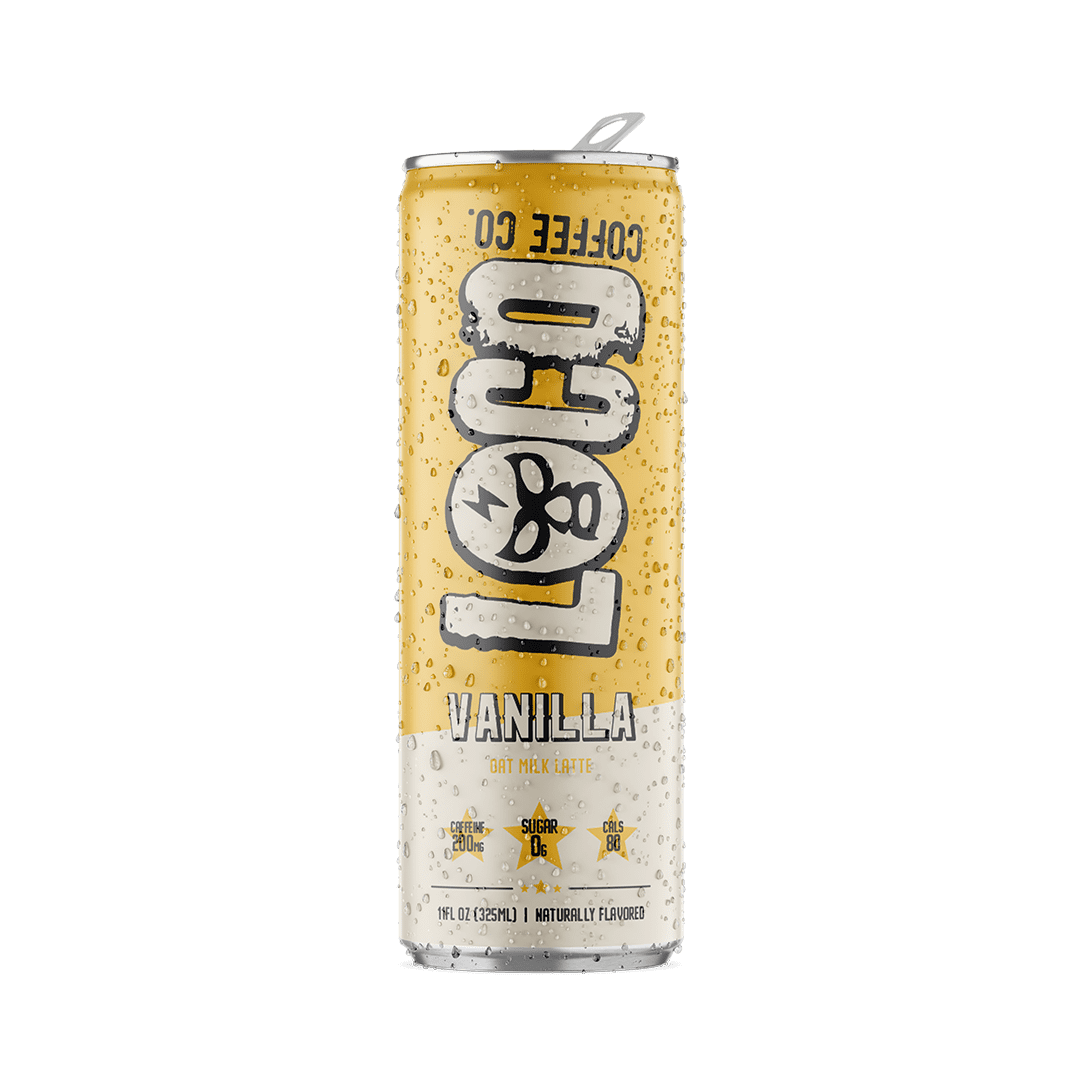 Loco Coffee Vanilla Latte 11 Ounce Can, 12 Count | Zero Sugar, 200mg Caffeine | Gluten Free and Dairy Free | Low Calorie Iced Coffee