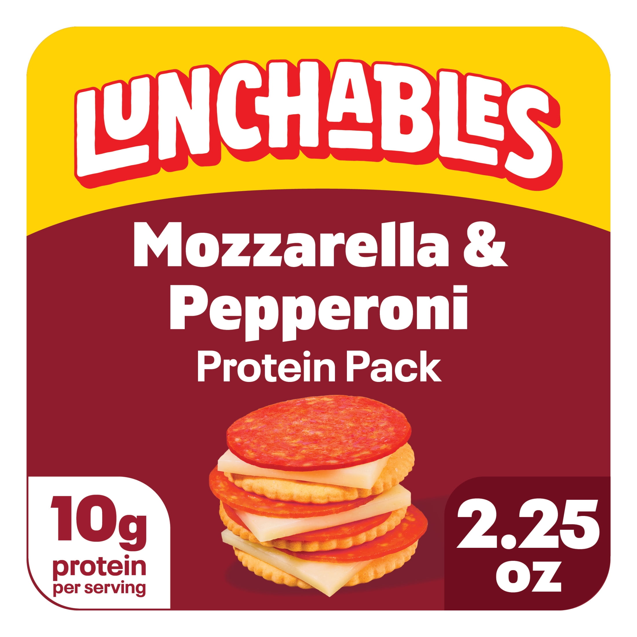 Lunchables Mozzarella & Pepperoni Protein Pack, 2.25 oz Pack