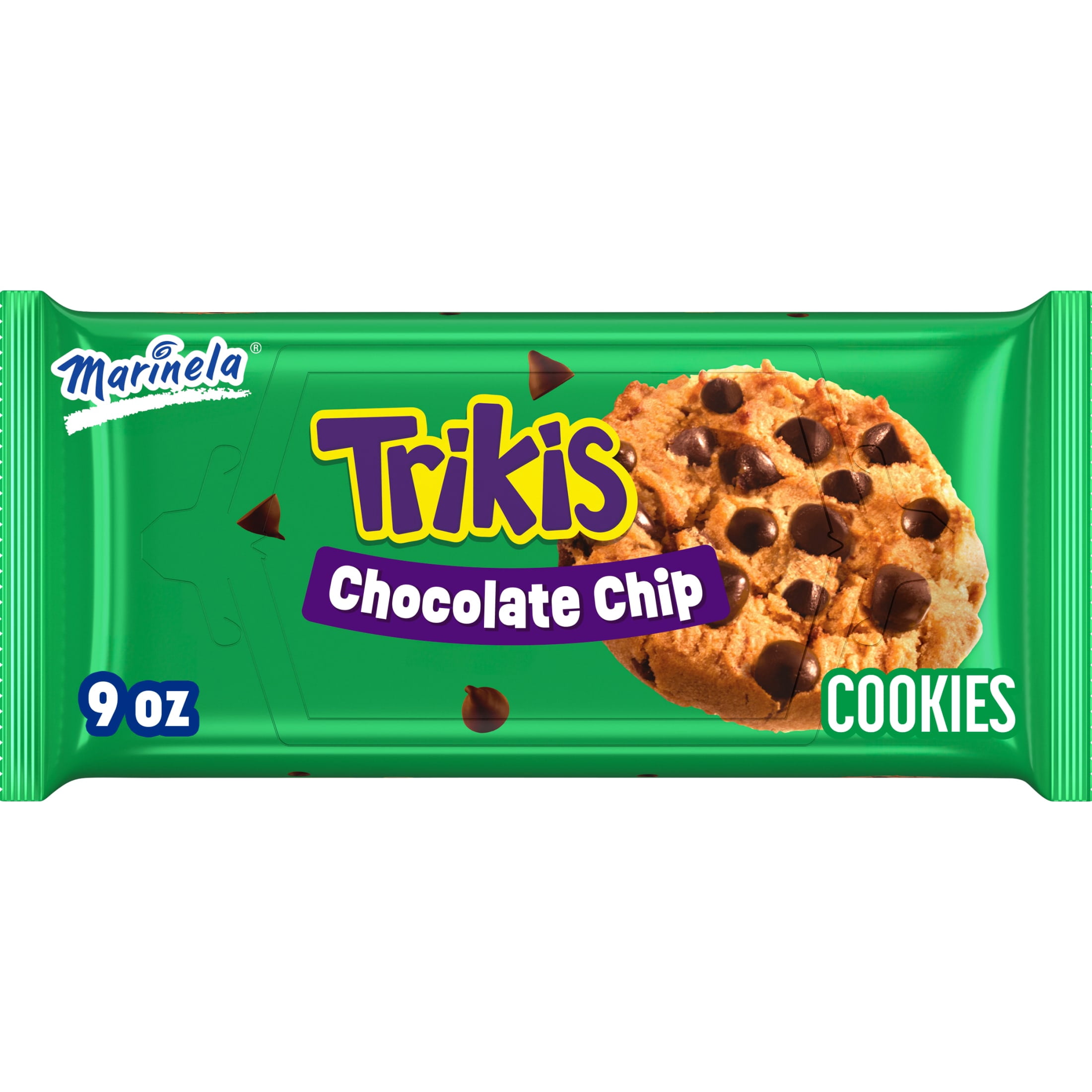 Marinela Trikis Chocolate Chip Cookies, 9 oz, Multipack