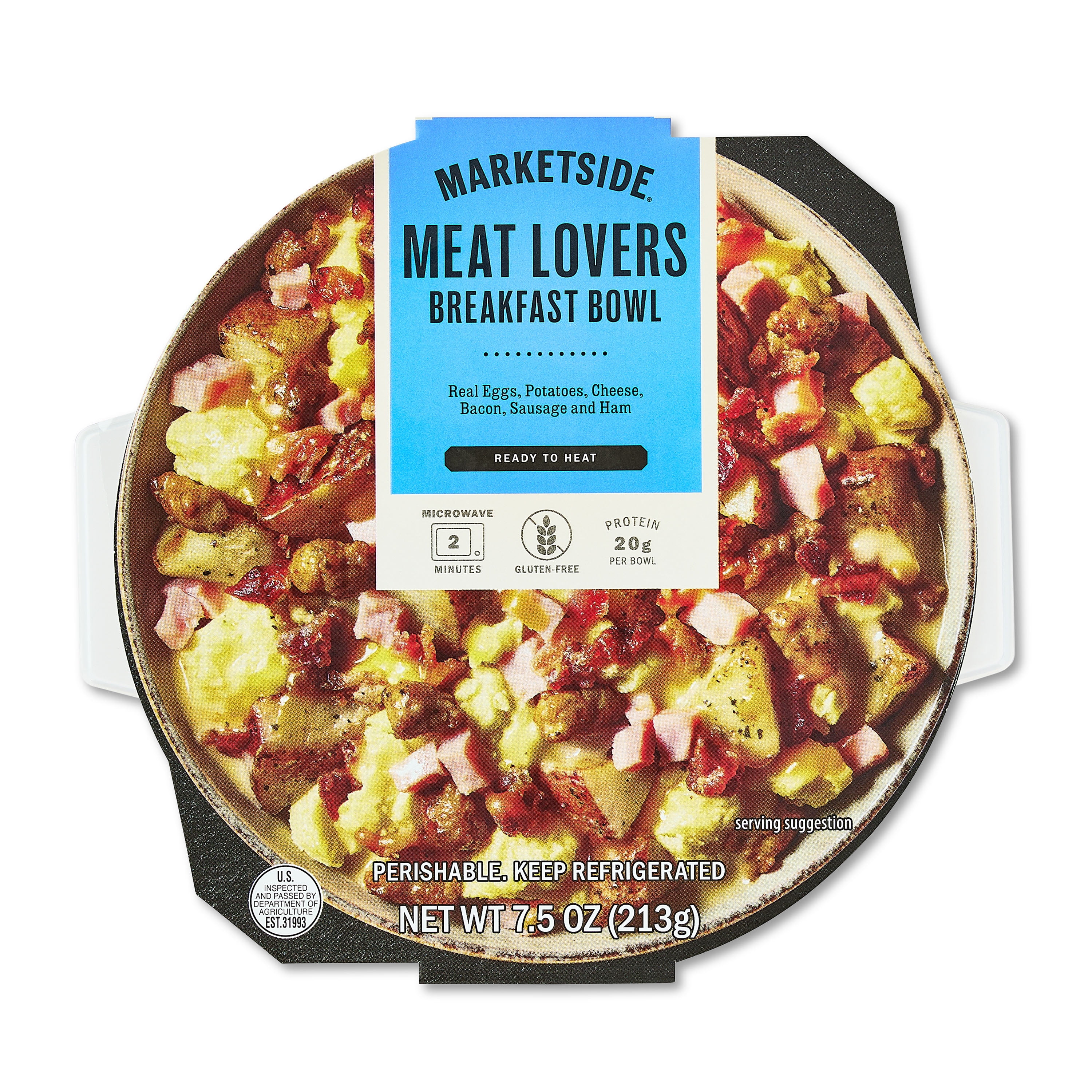 Marketside Meat Lovers Breakfast Bowl, 7.5 oz (Refrigerated)