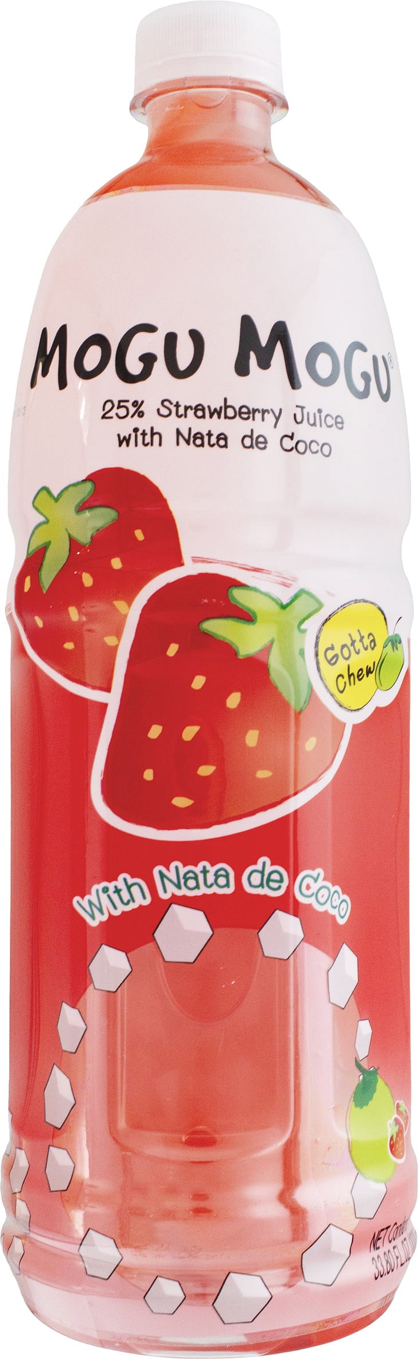 MOGU MOGU STRAWBERRY WITH COCO, 33.8 Fl OZ.