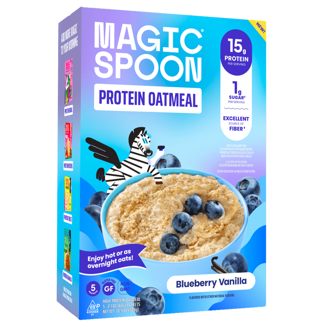 Magic Spoon Blueberry Vanilla Oatmeal 5 CT 10.5oz Box