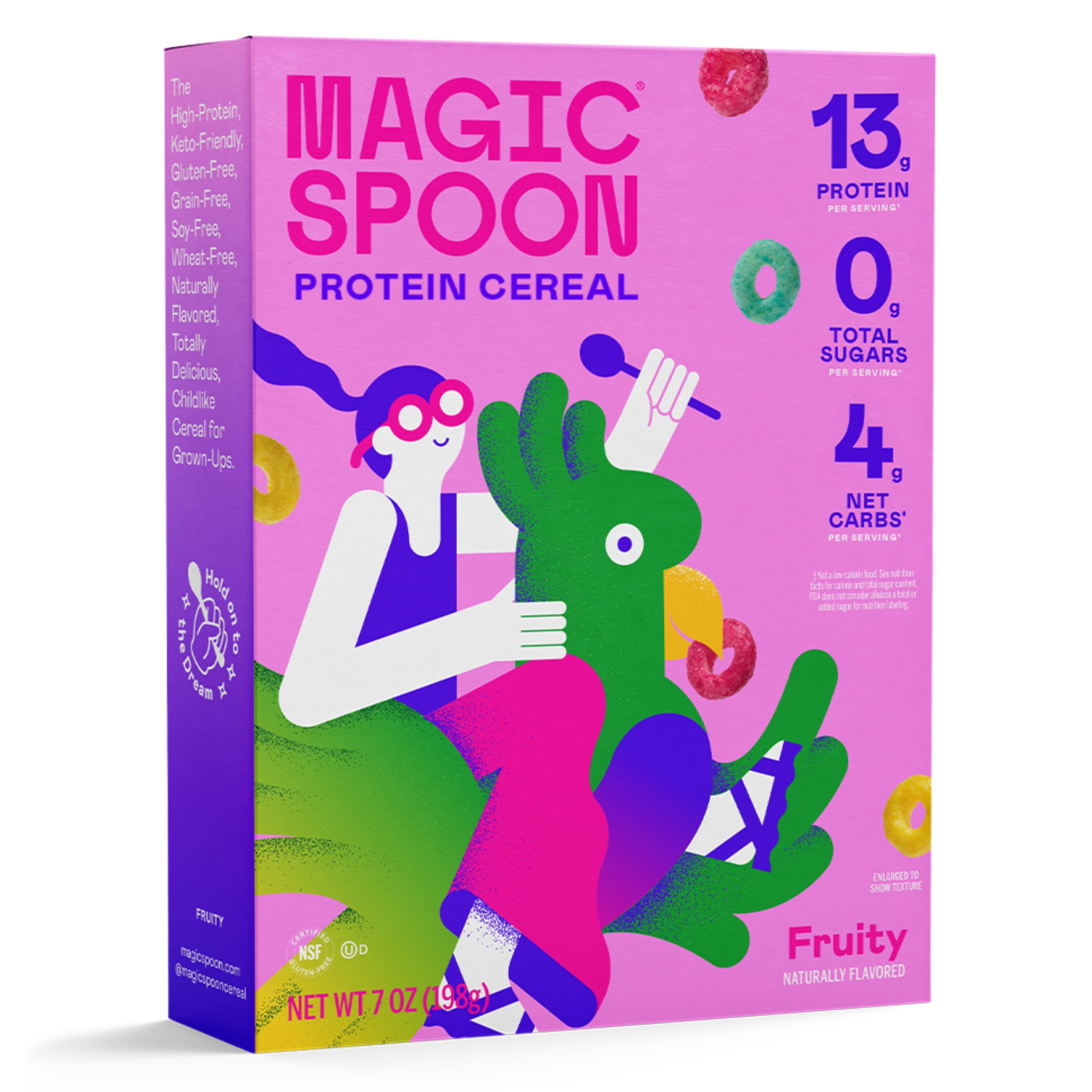 Magic Spoon Grain-Free Fruity Cereal, 7 oz