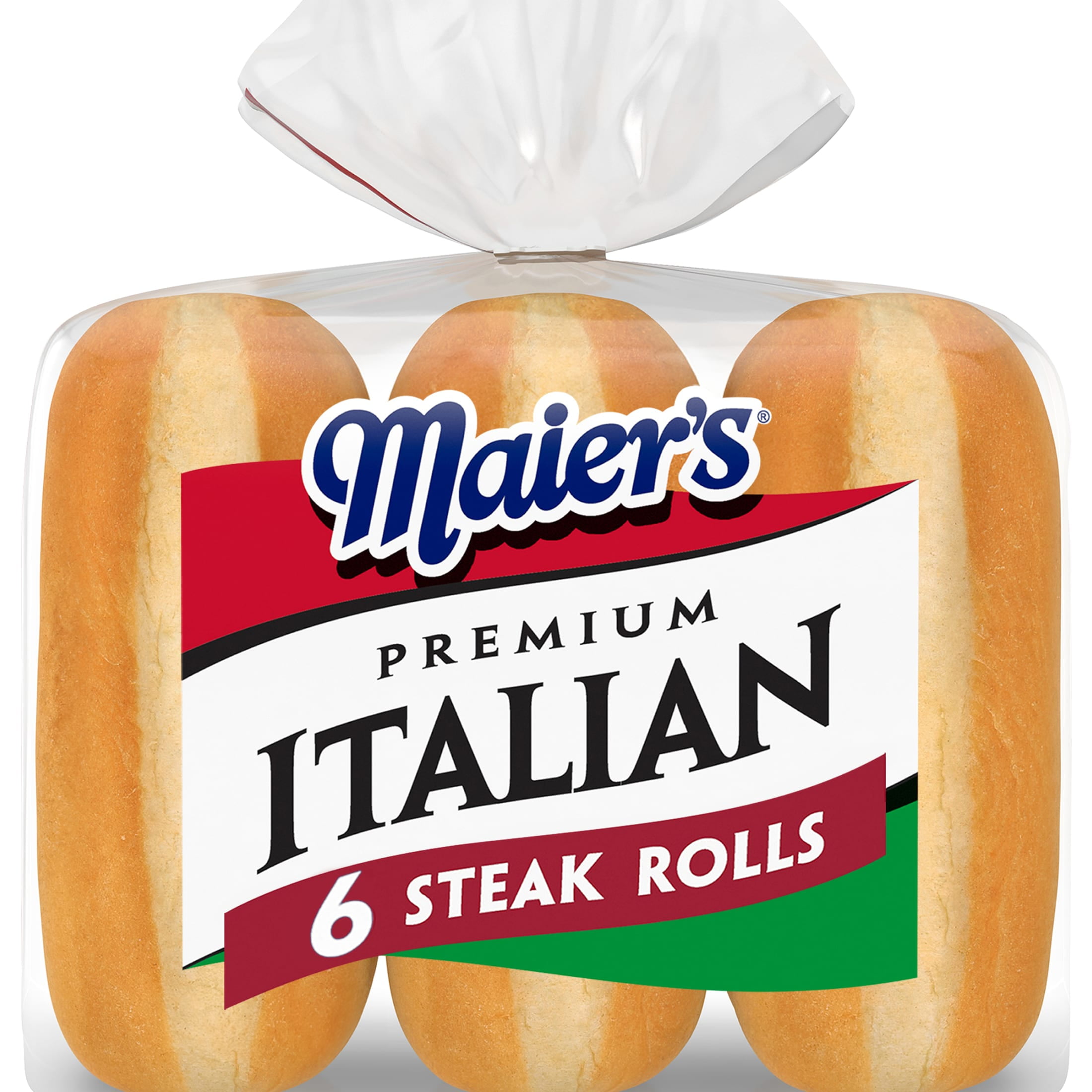 Maier's Premium Italian Steak Rolls, 6 count, 15 oz
