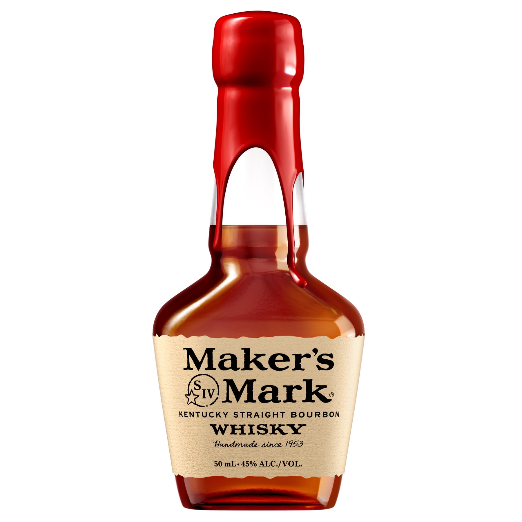 Maker's Mark Straight Bourbon, 50 ml Bottle, 45.0% ABV