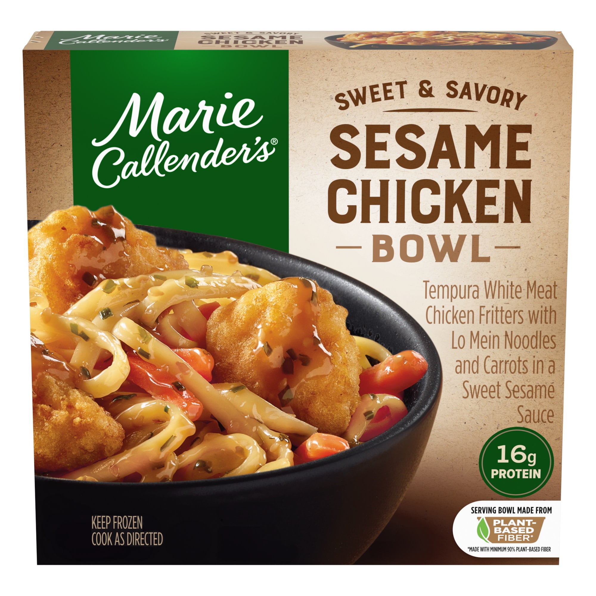 Marie Callender's Sweet & Savory Sesame Chicken, Frozen Meal, 12.3 oz. Bowl