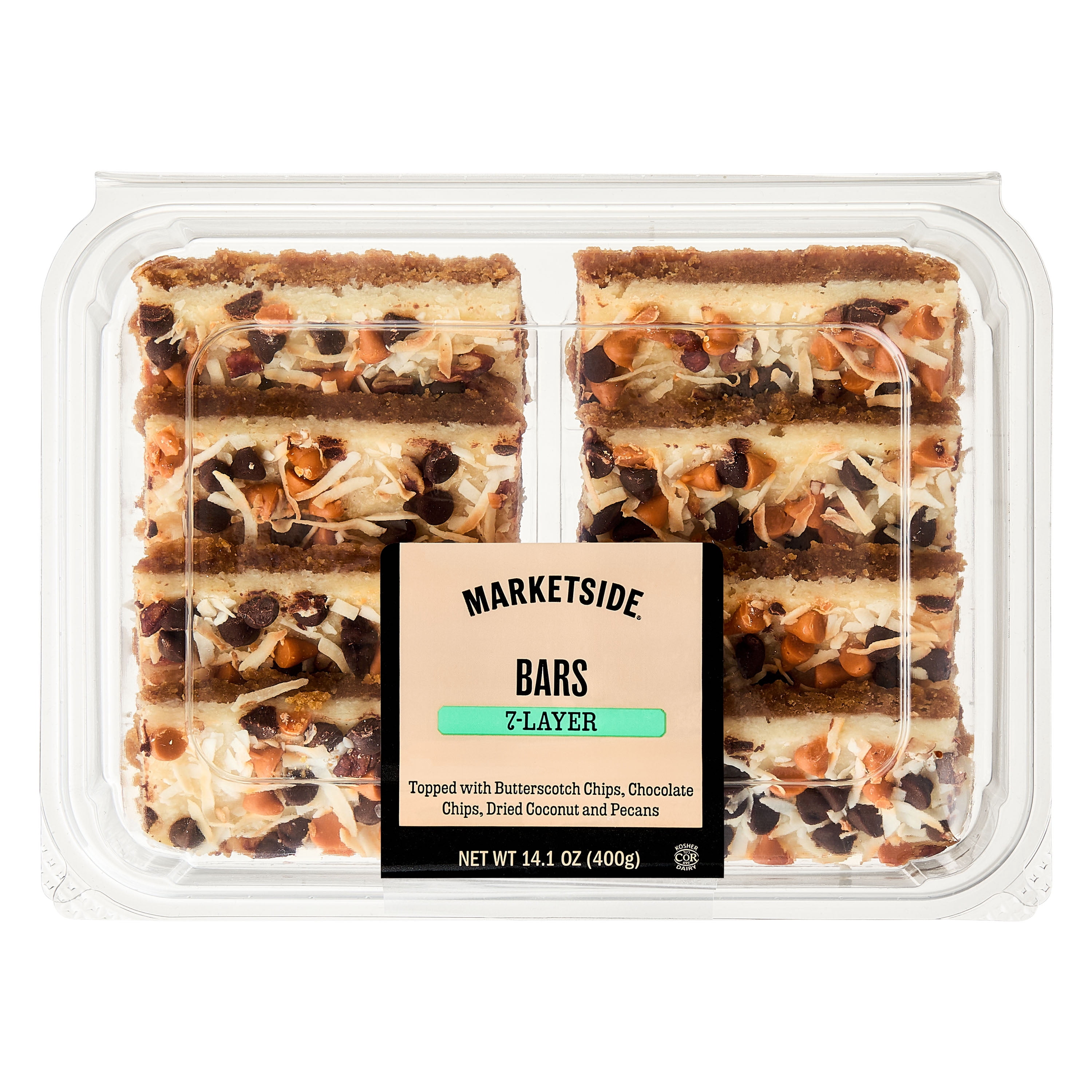 Marketside 7-Layer Bars, 14.1 oz, 8 Count