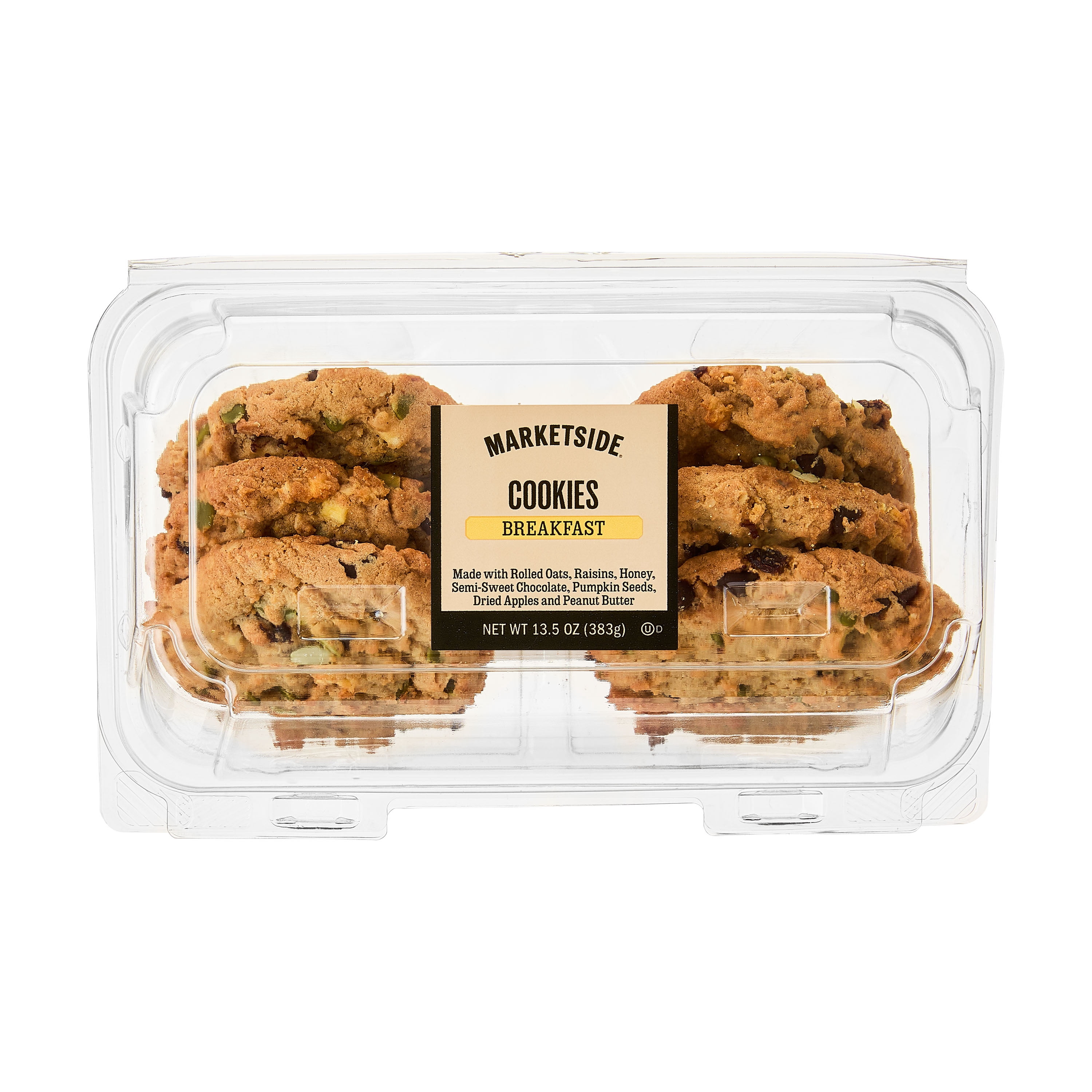 Marketside Baked Breakfast Cookies, 13.5 oz, 6 Count
