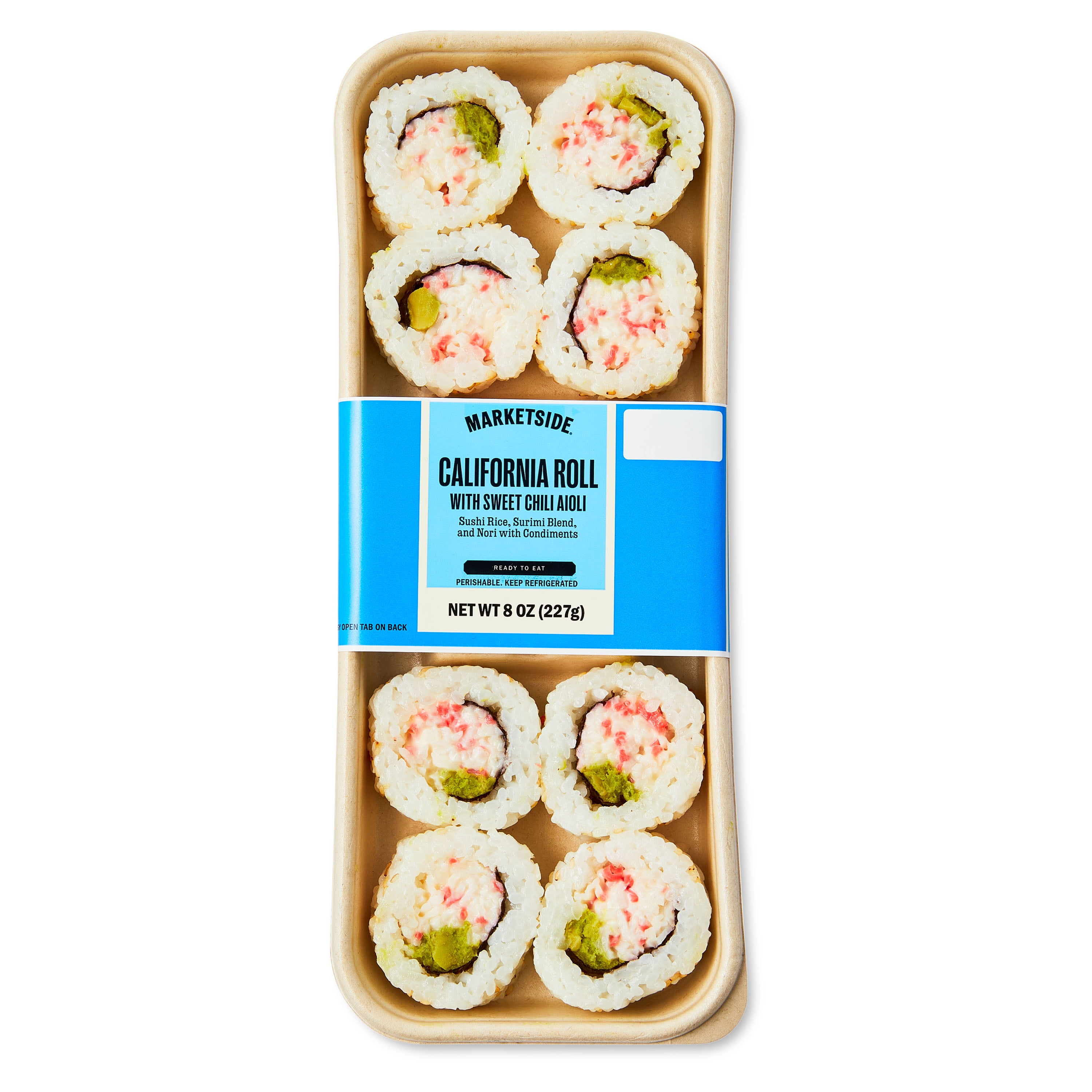 Marketside California Roll Sushi with Sweet Chili Aioli, 8 oz (Ready to Eat)