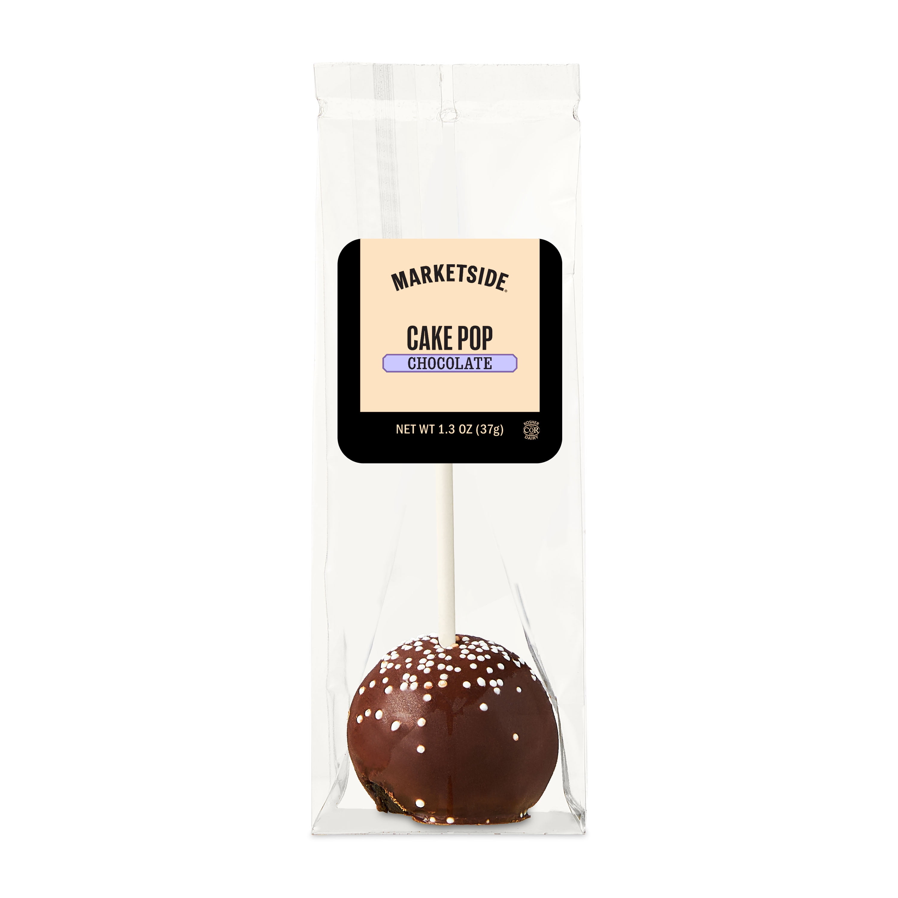 Marketside Chocolate Flavored Cake Pop, 1.3 oz (Shelf Stable)