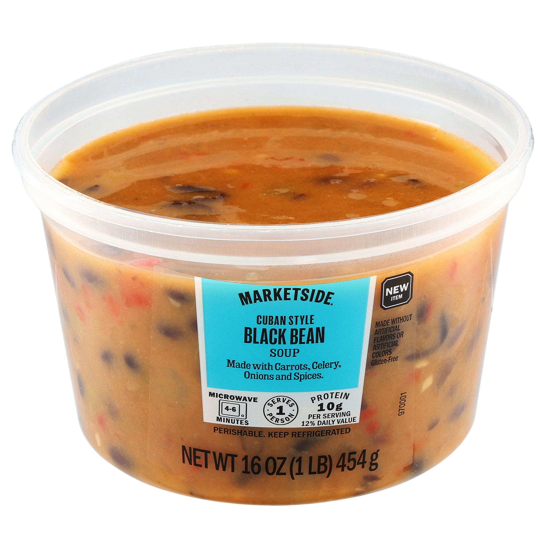 Marketside Cuban Style Black Bean Soup, 16 oz Cup